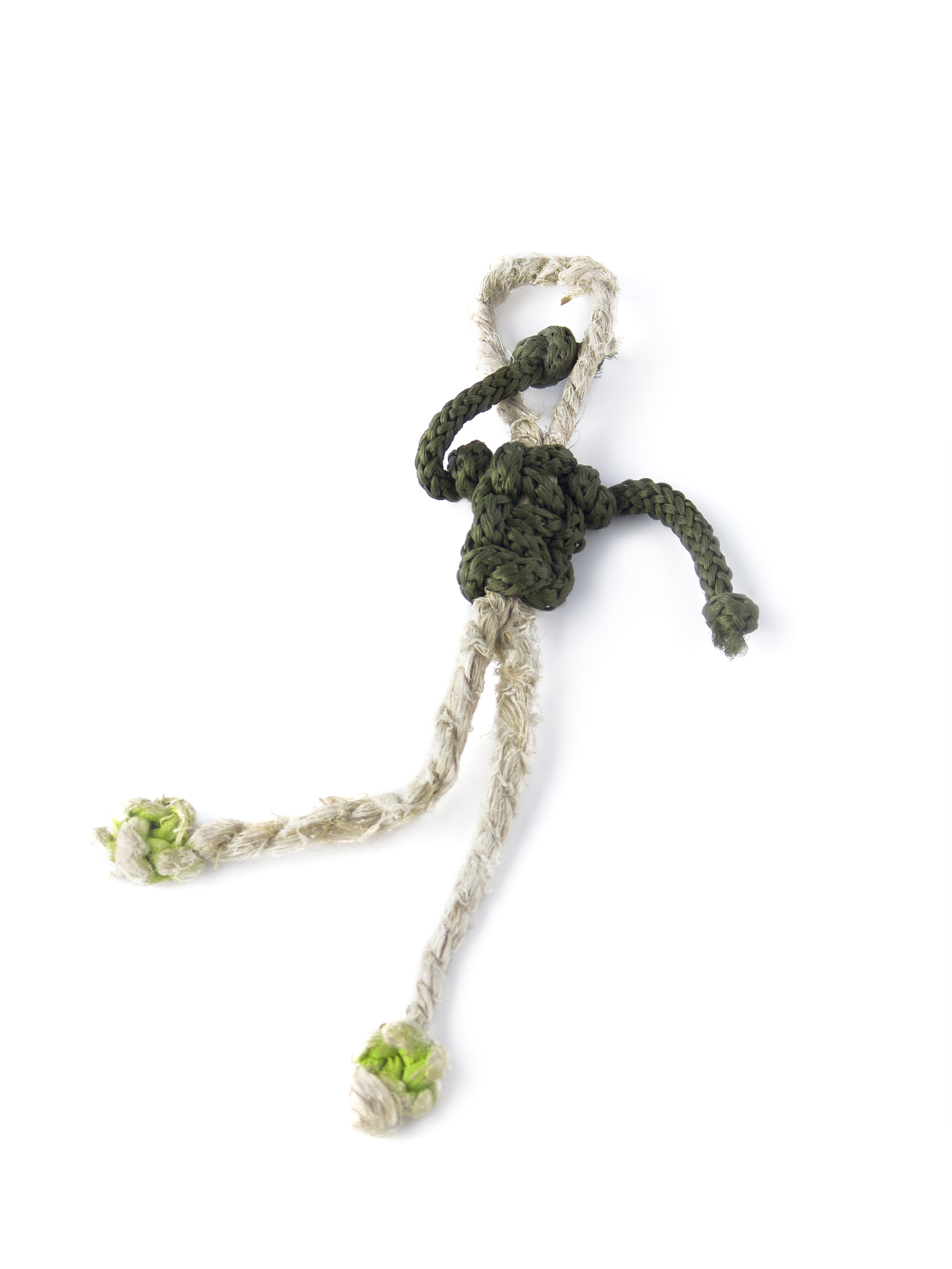 human figure made of ropes