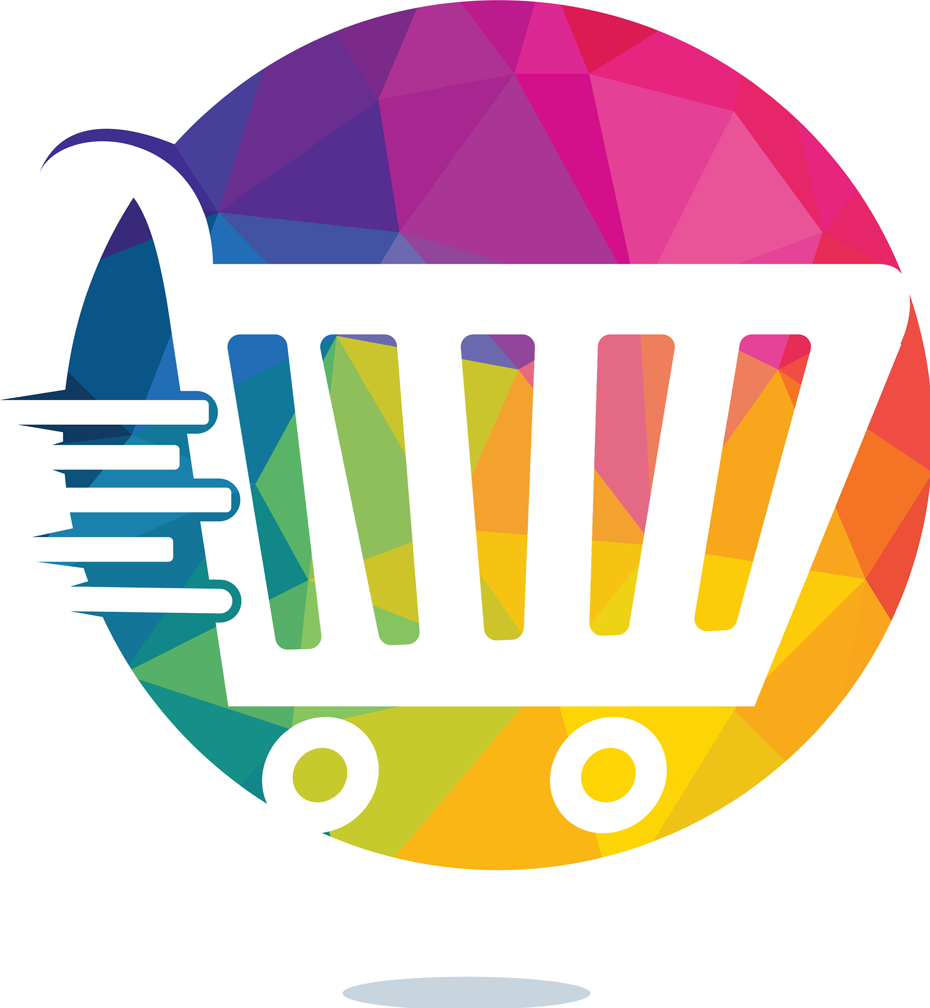 shopping cart logo design
