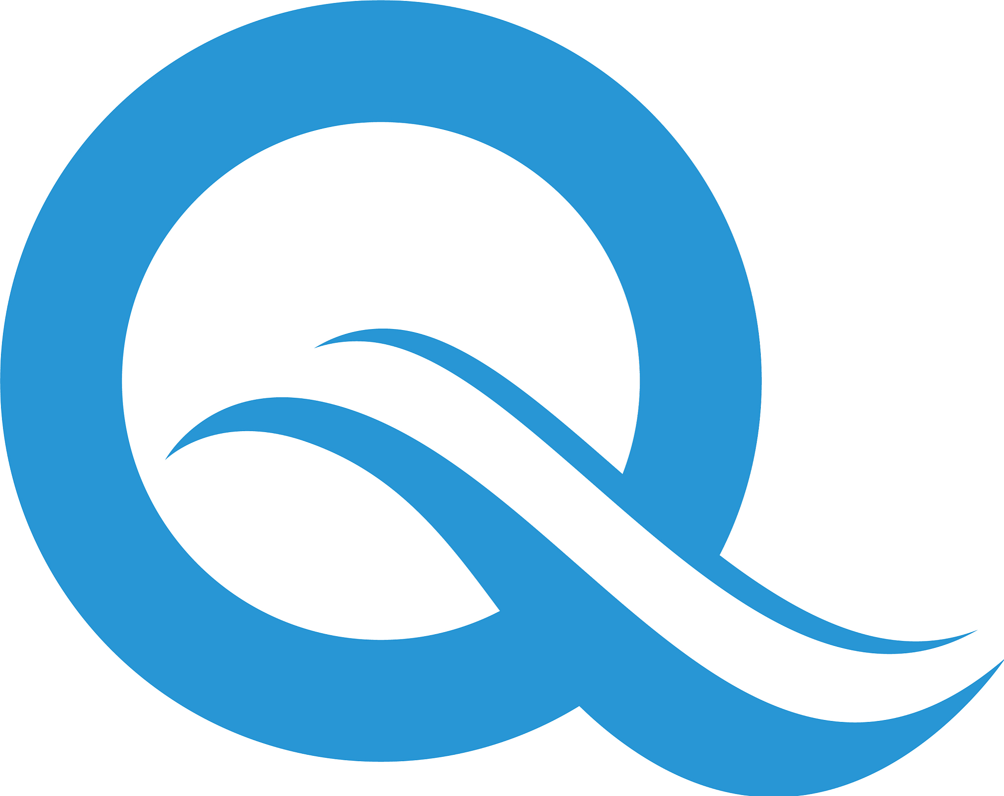 q letter logo template