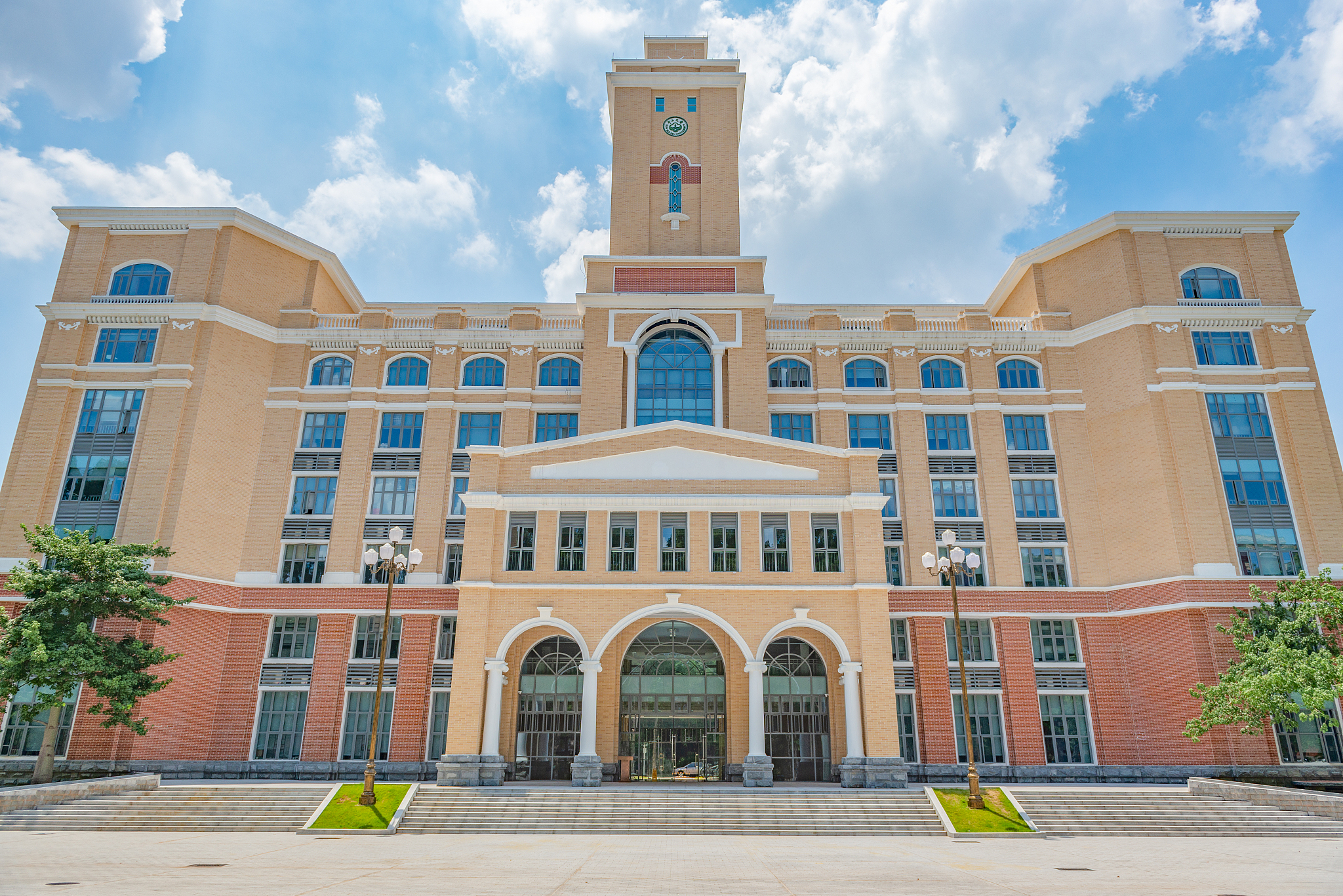 夏天的中山大学南校区 康乐园 大学校园