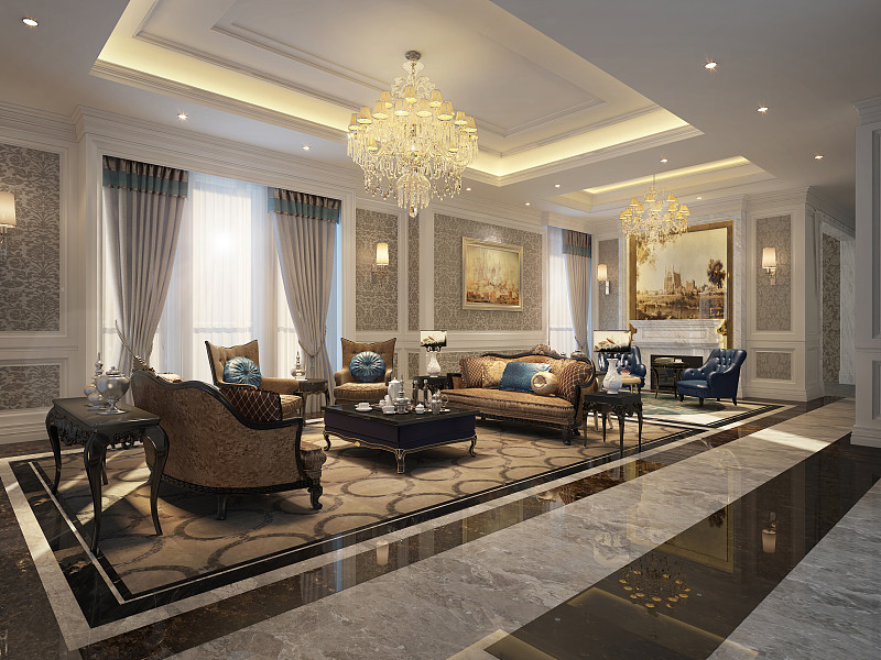 欧式现代风格装修材料分析 - 高品质天然材质打造奢华氛围