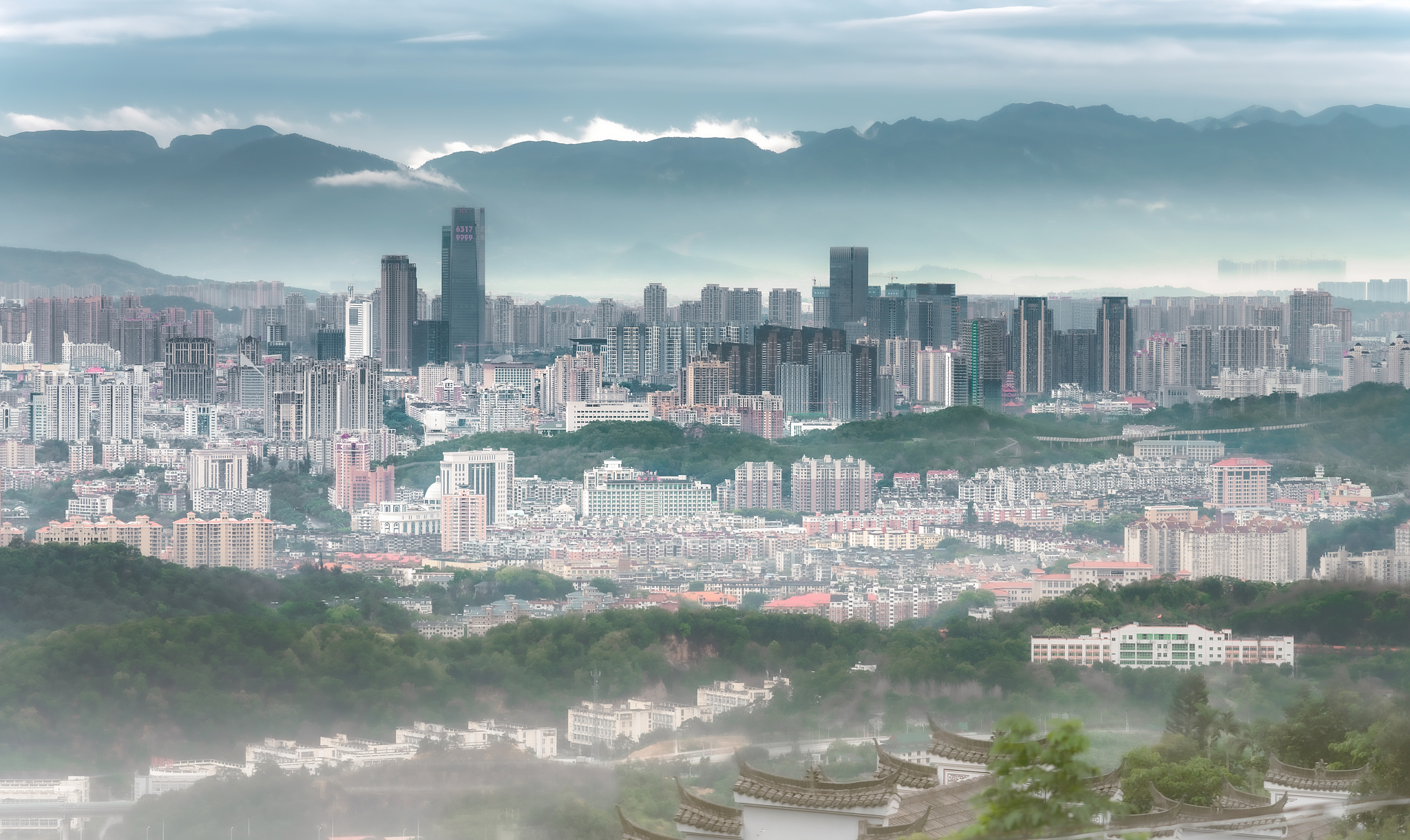 福州市市内城市风光