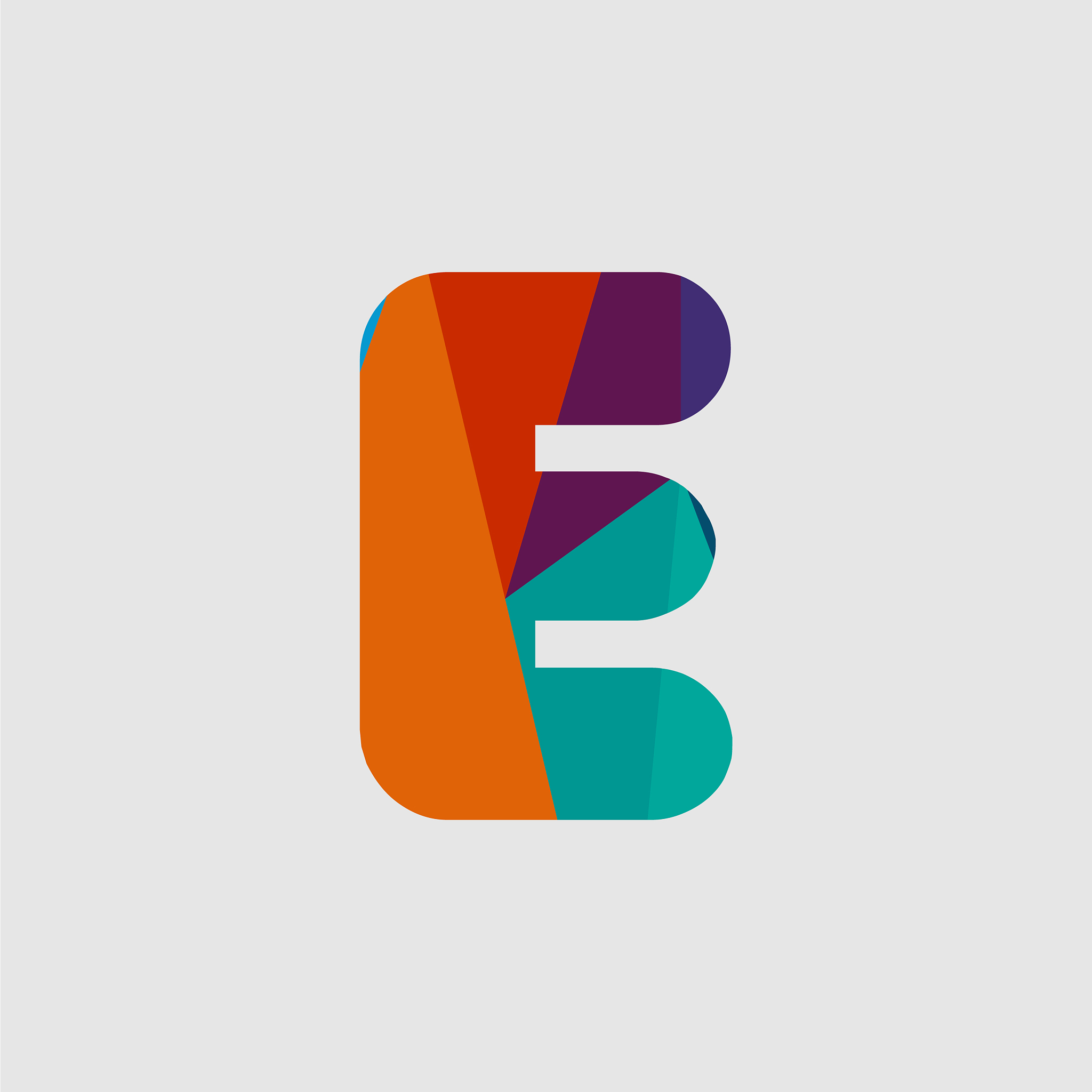 e diamond font template design
