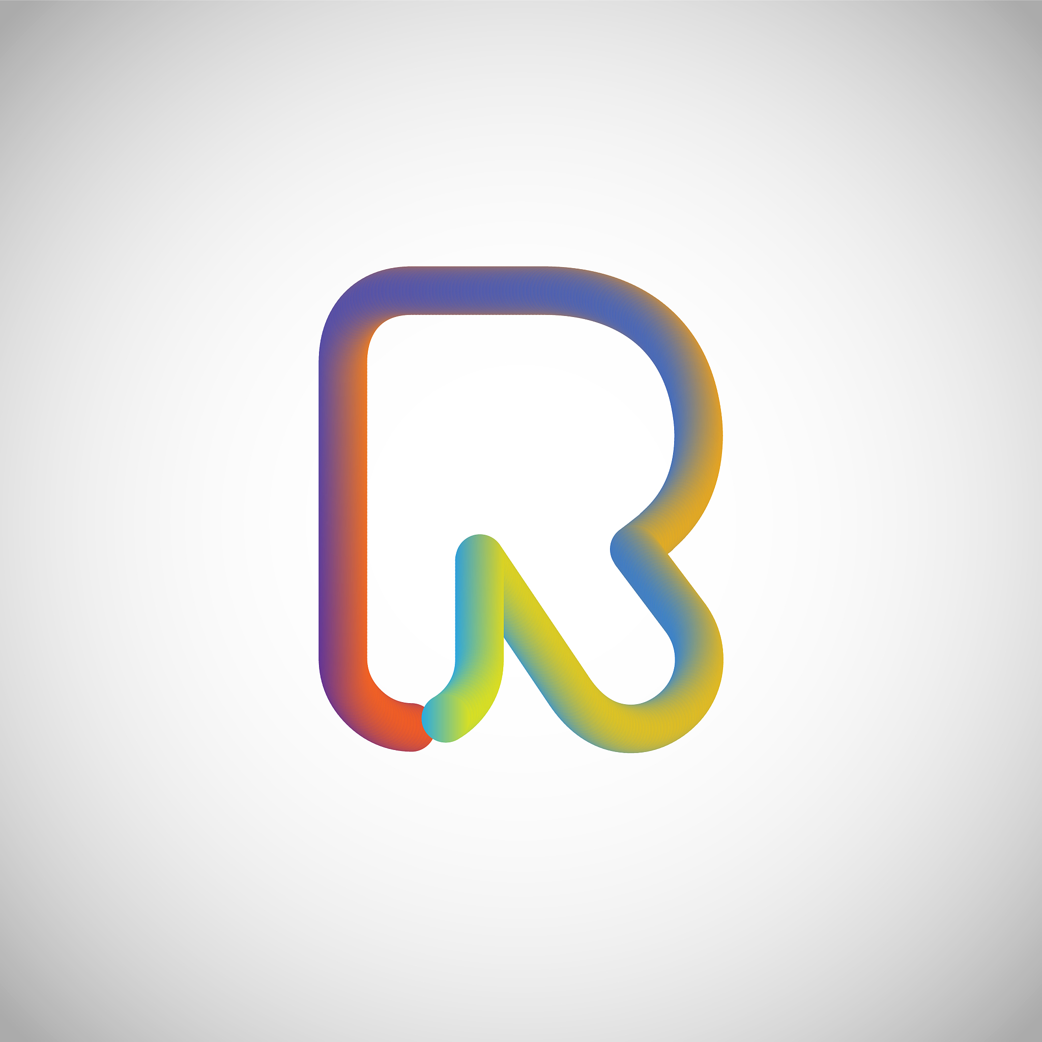 colorful character from a typeset, vector illustration