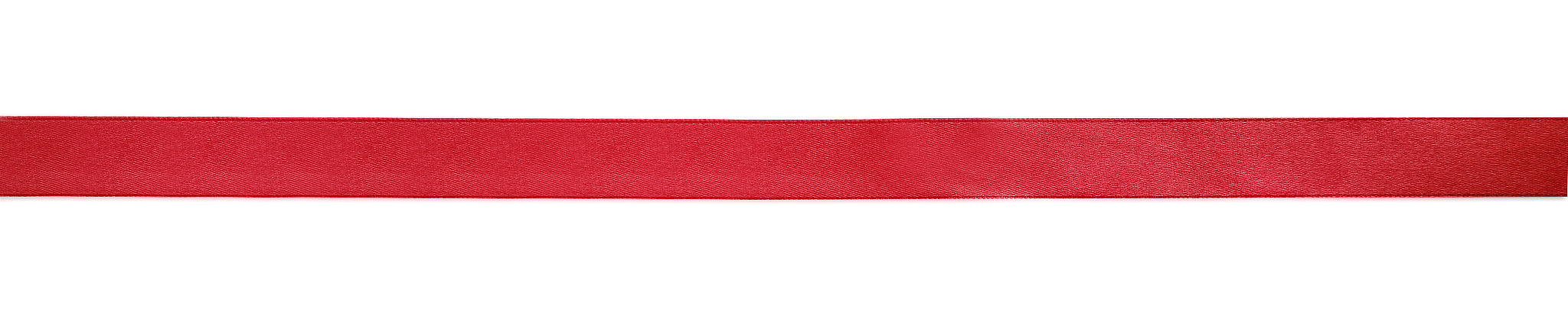shiny red satin ribbon