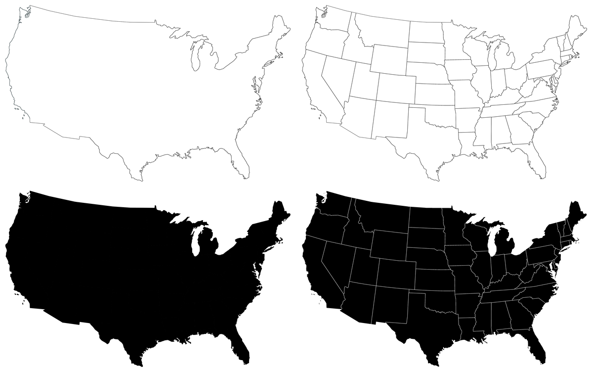How many states does the USA consist of and which is the largest state by area