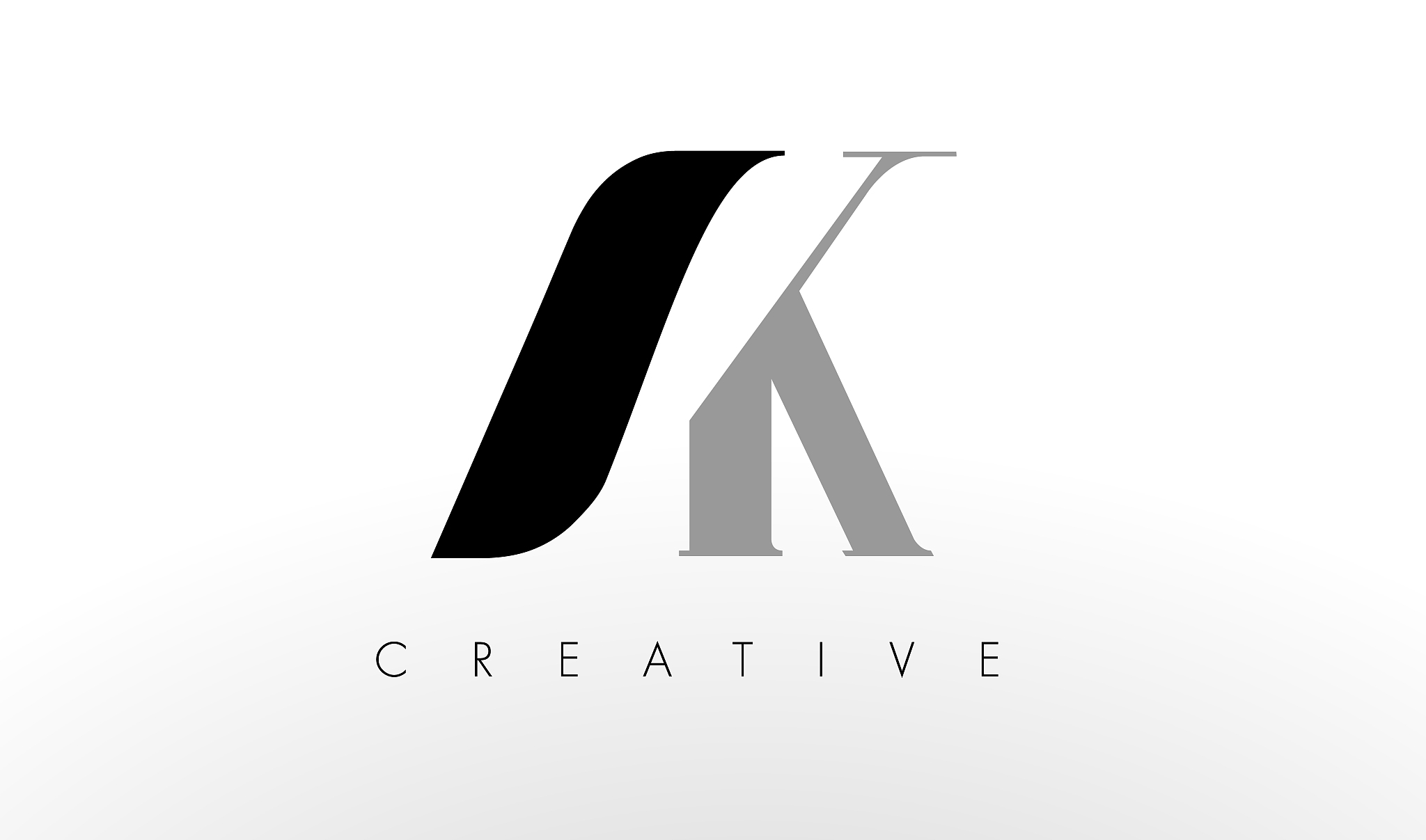 a k letter logo design creative ak letters icon