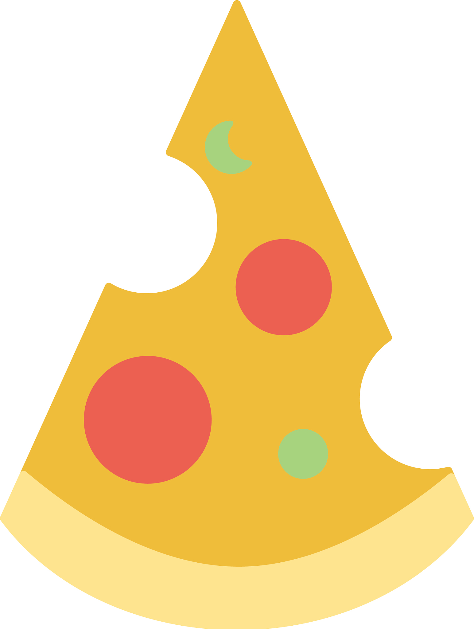 delicious slice pizza unhealthy fast food