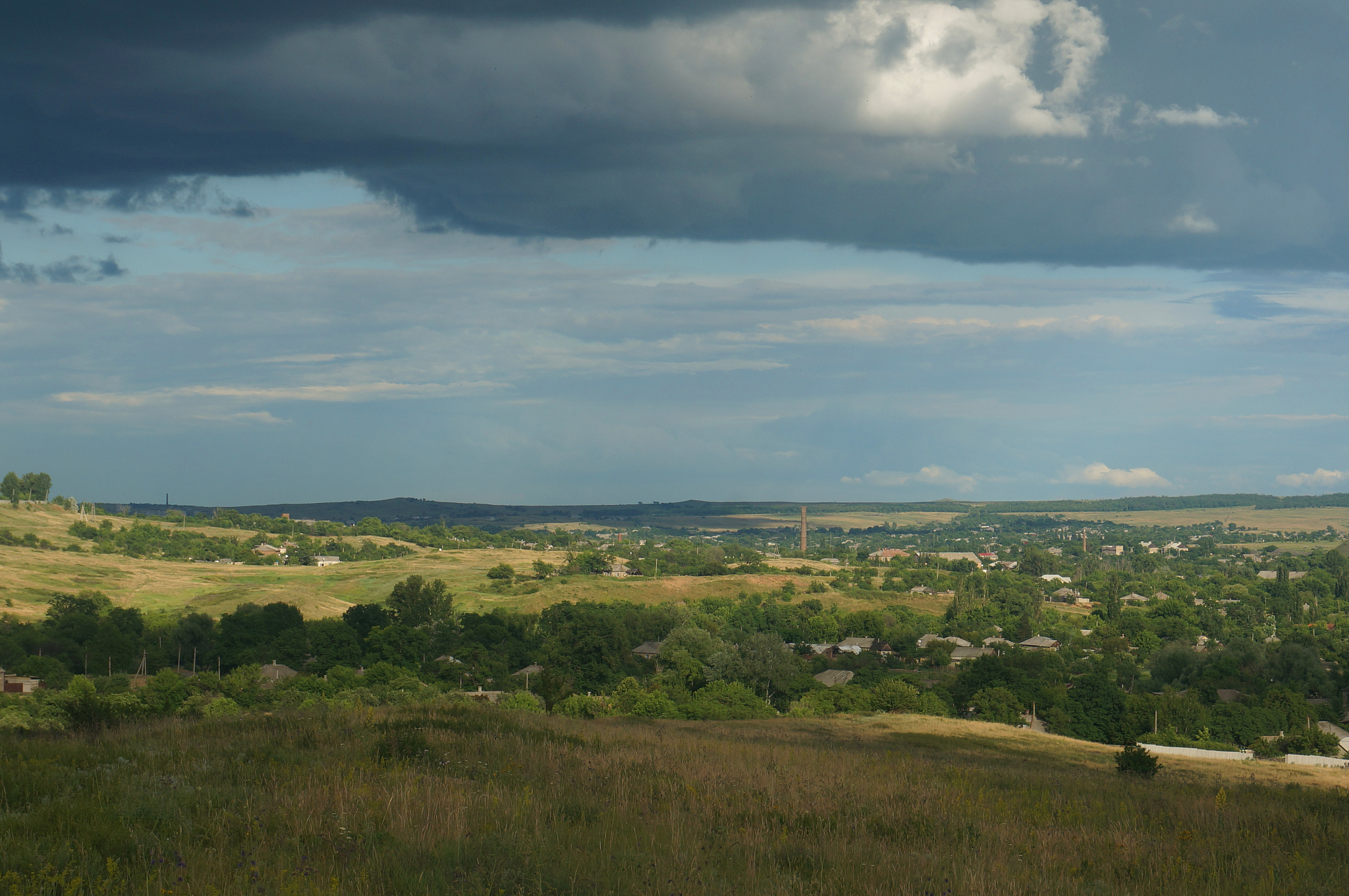 village before the rain