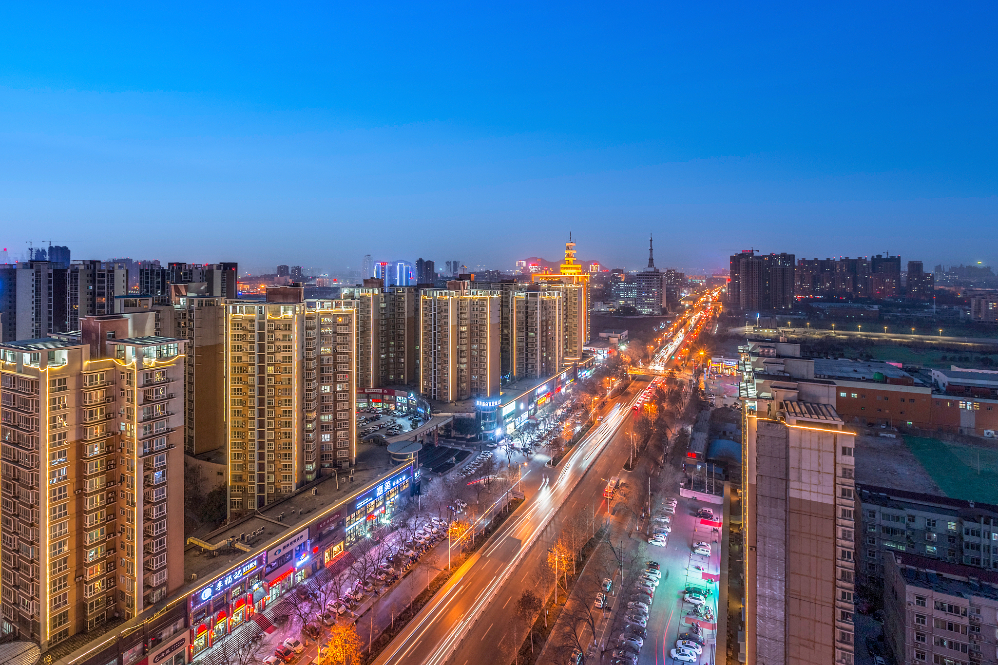 河南城市夜景