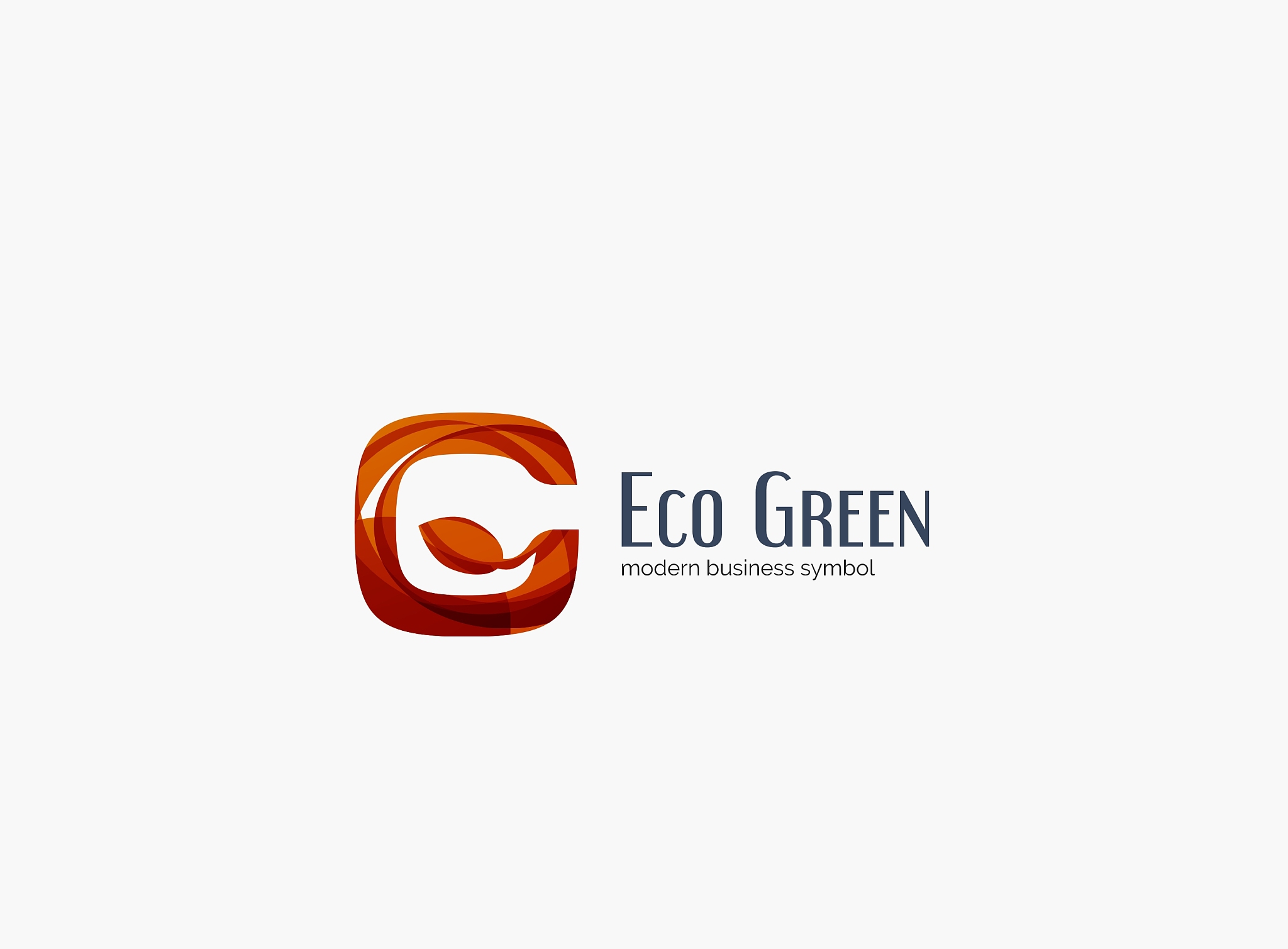modern company logo clean glossy design