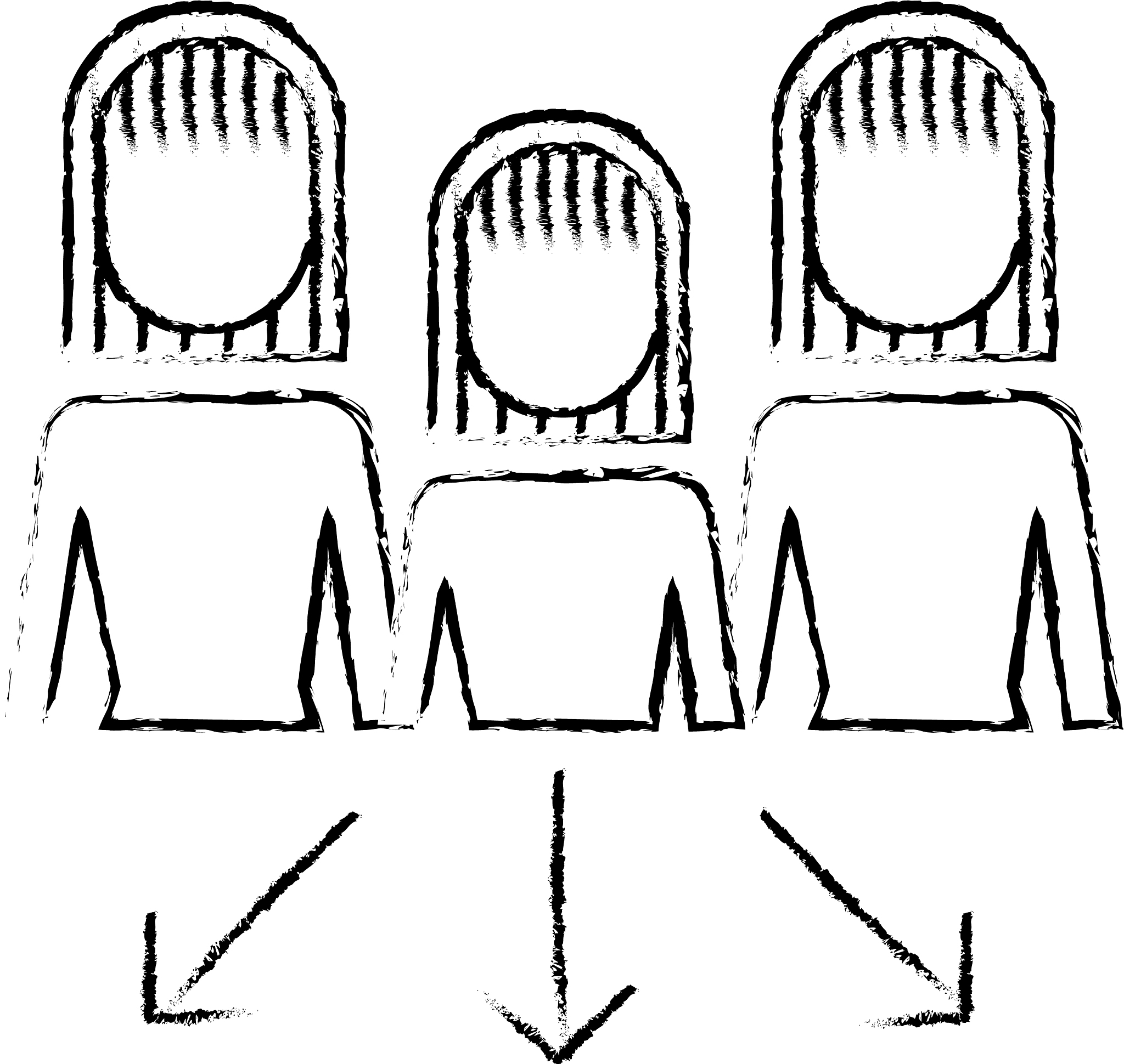 teamwork people group progress arrows