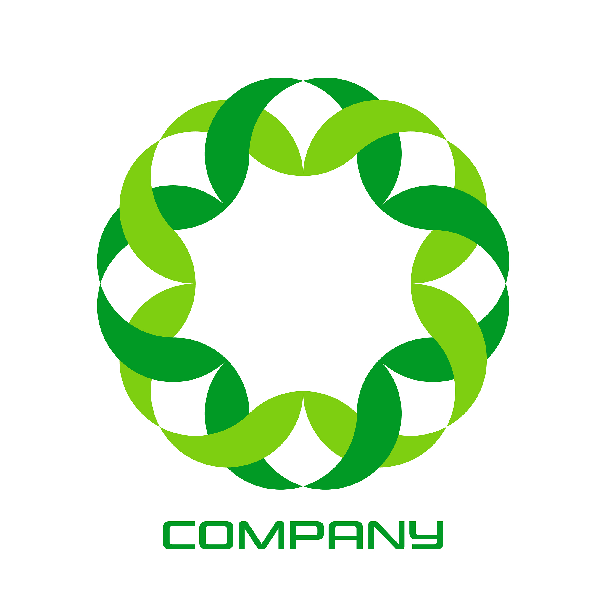 abstract flower logo