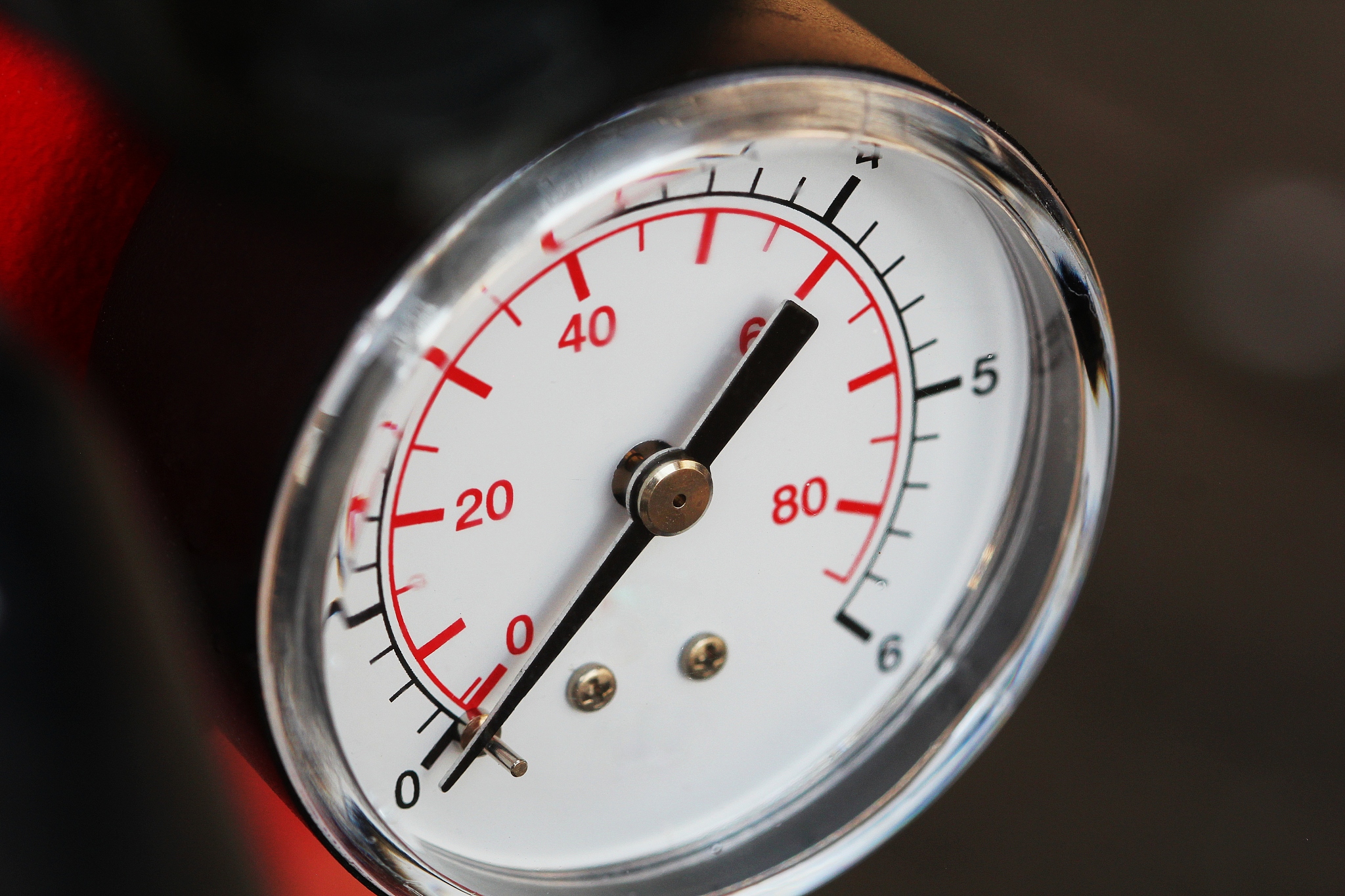 mechanical pressure gauges. traditional instruments for measurin