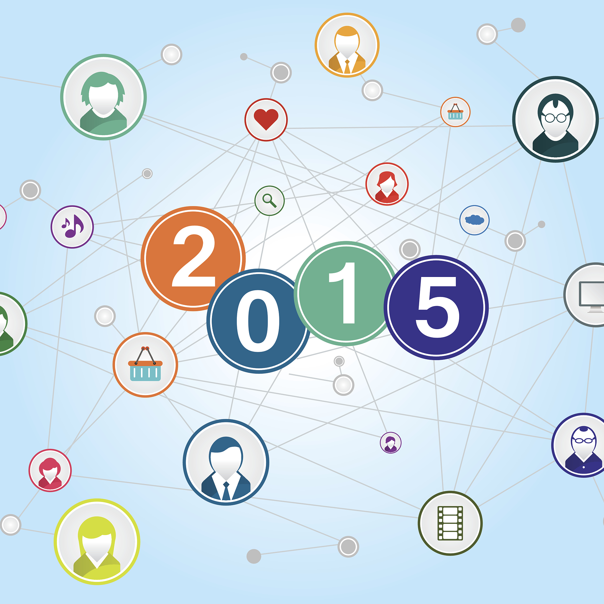 people network social.happy new year