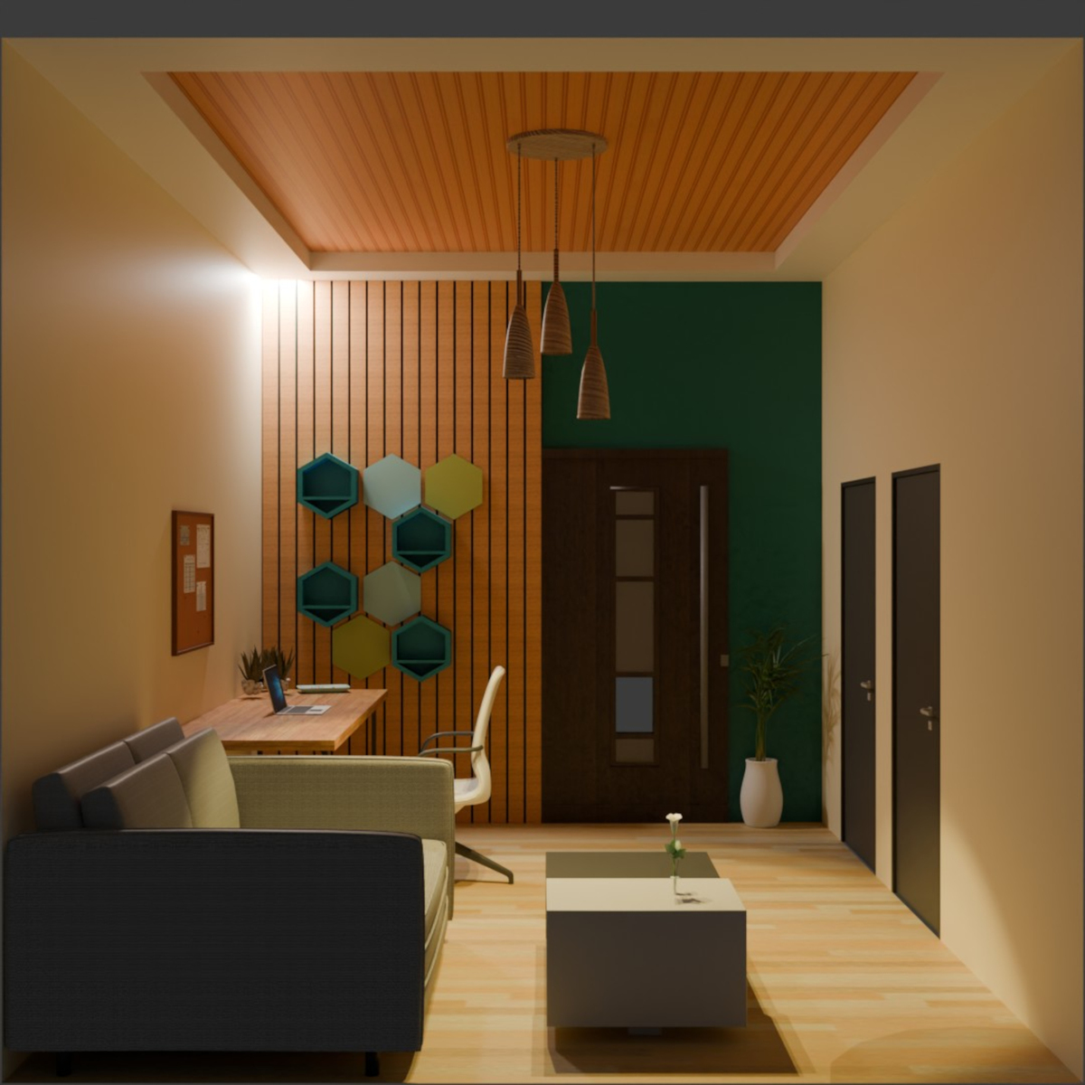 来一个环境设计说明室内