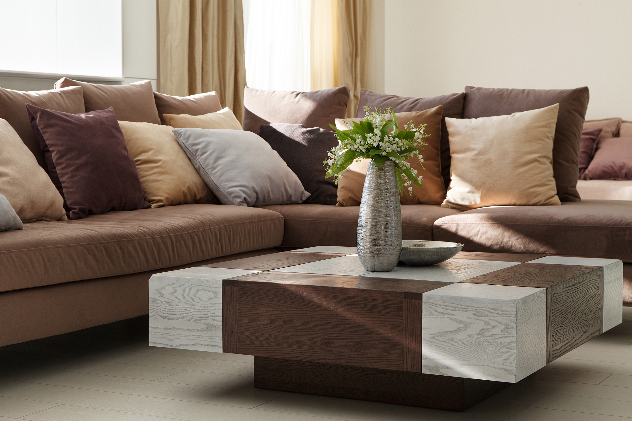 luxury living room closeup