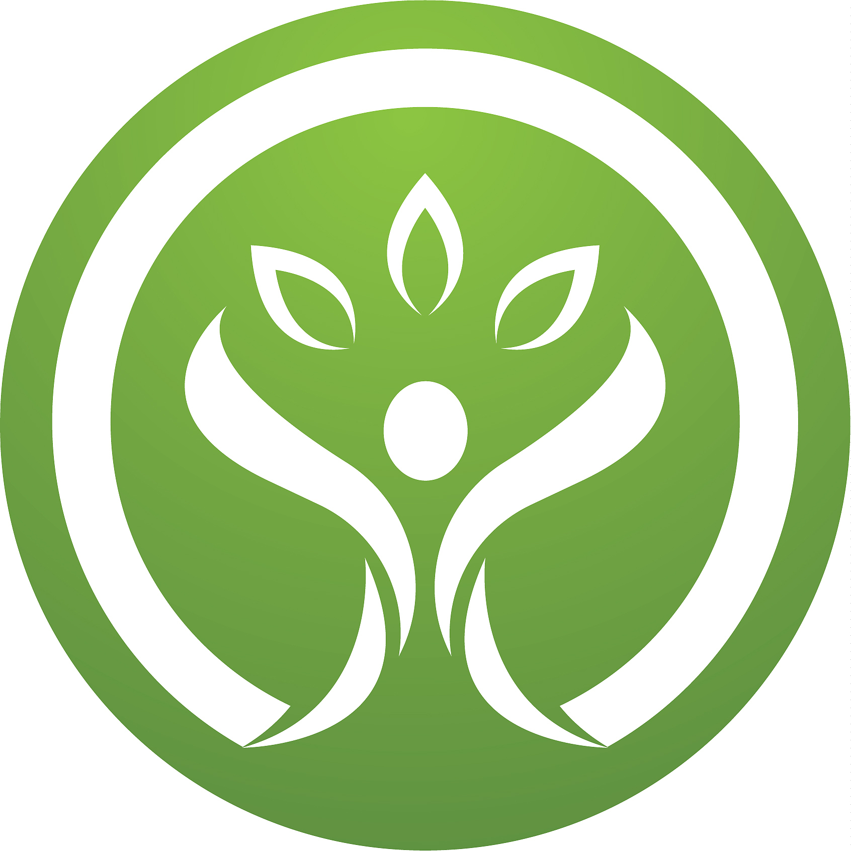 human character logo sign