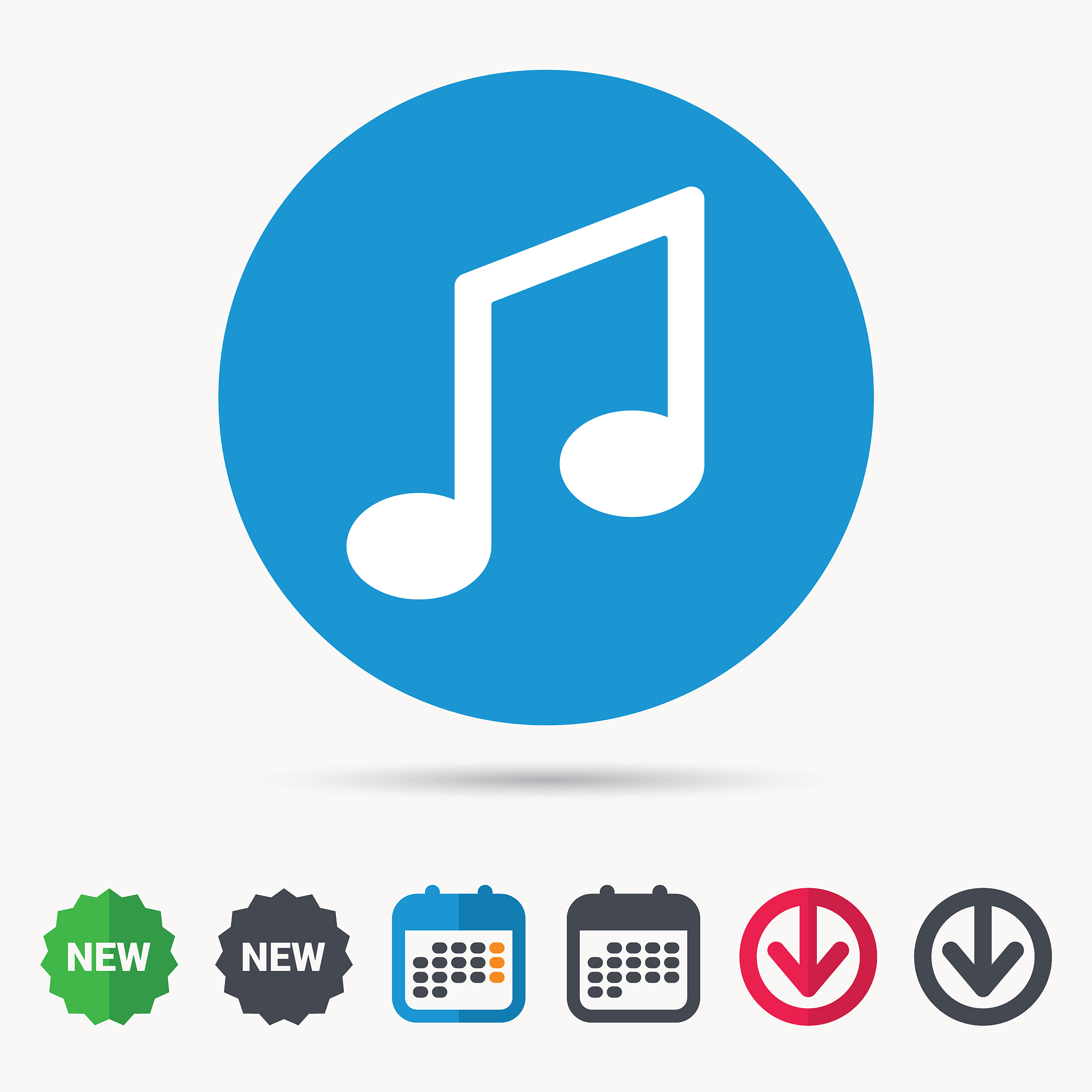 music icon musical note sign