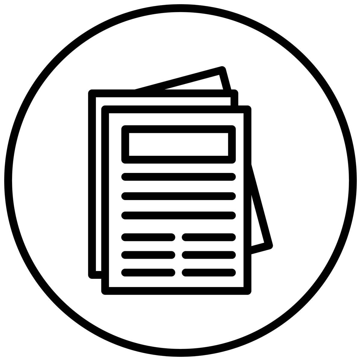 文档向量设计图标风格