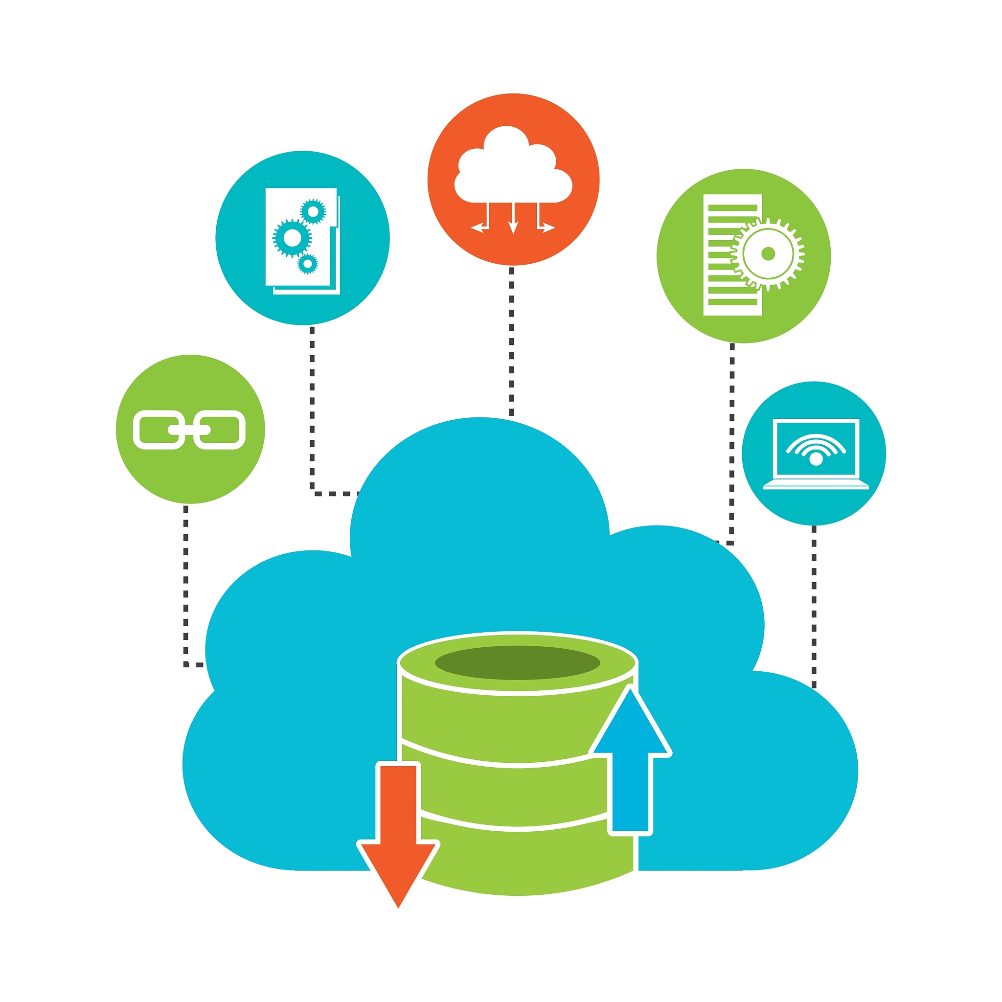 big data management icons
