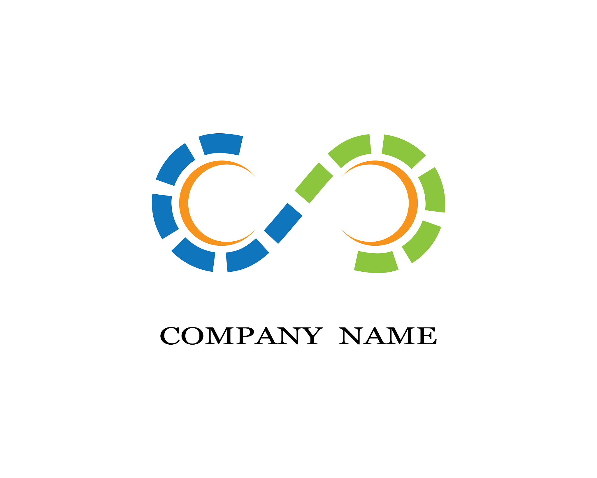 infinity symbol vector icon illustration