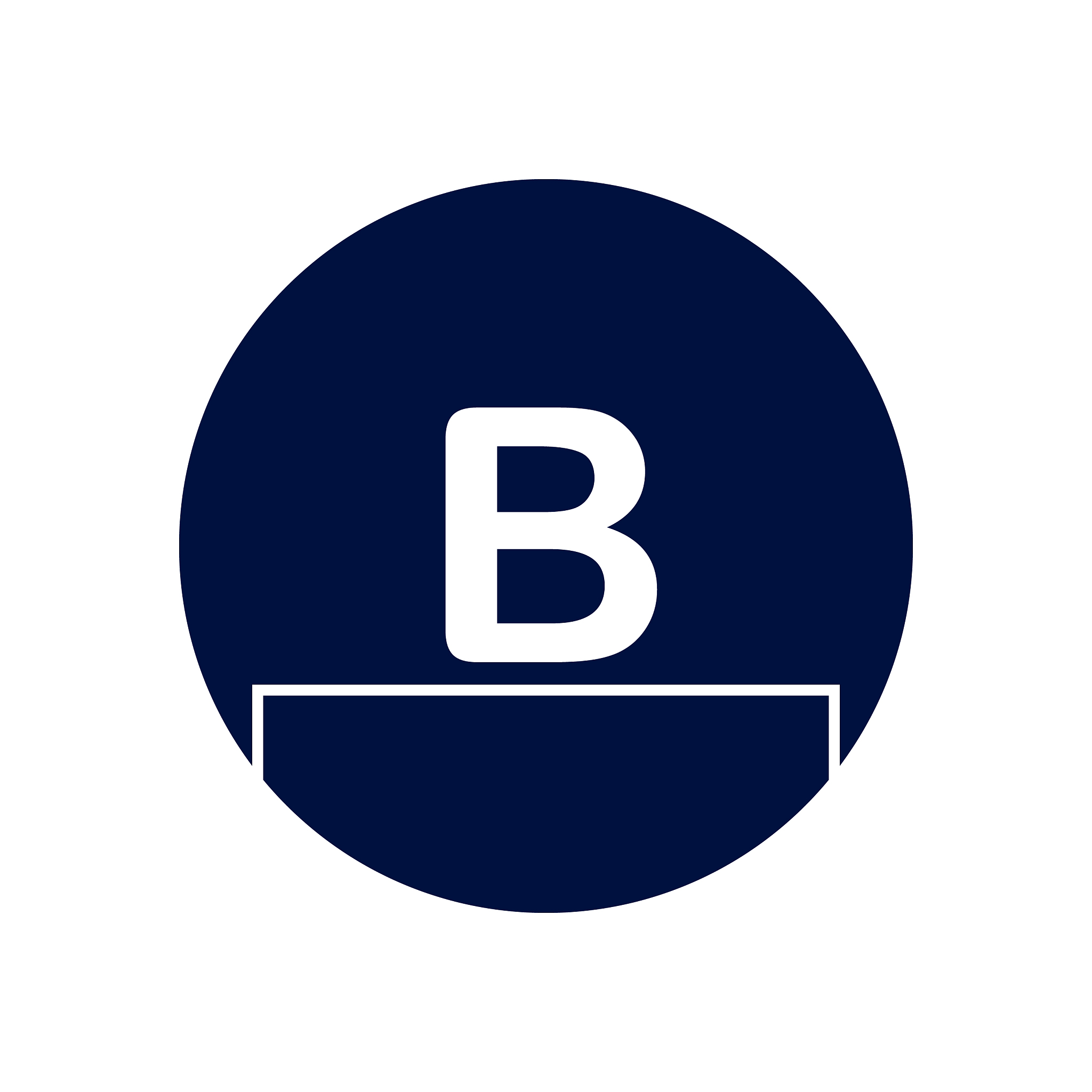 initial letter logo b template design