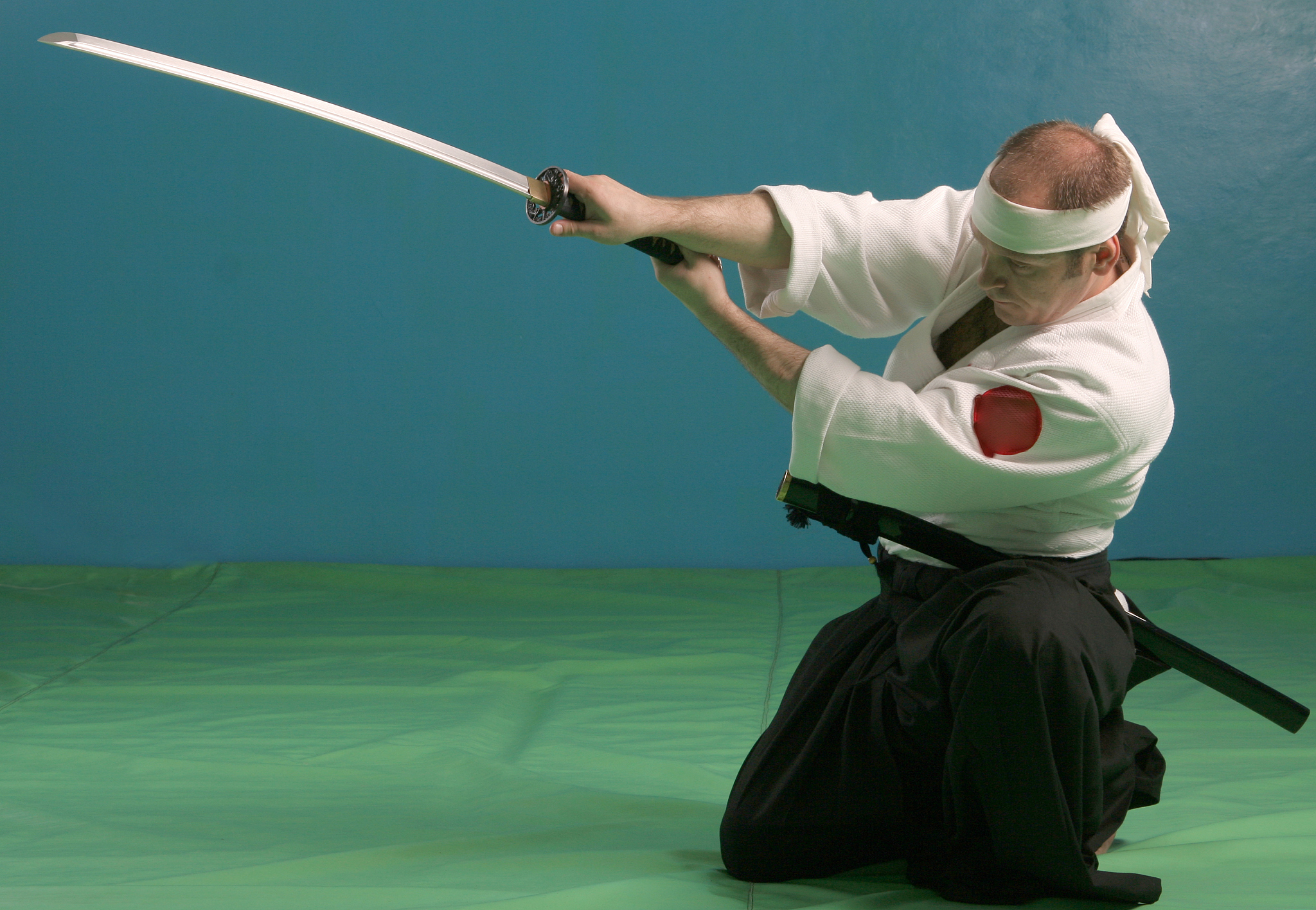 man with sword