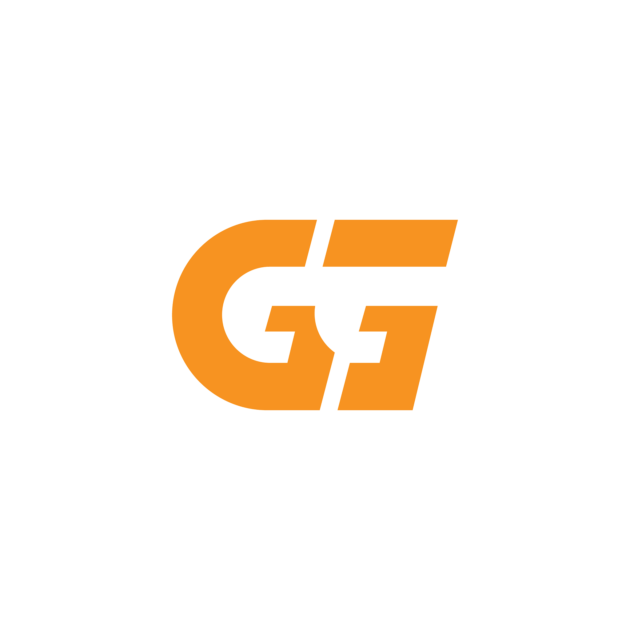 initial letter gg or g logo design template