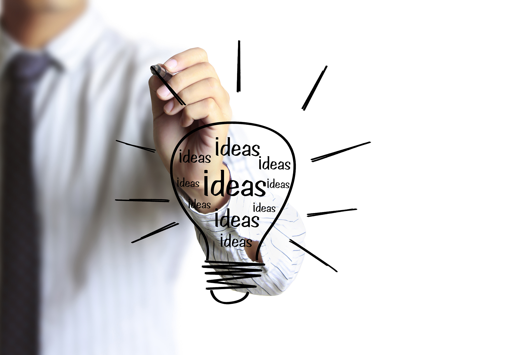 drawing light bulb