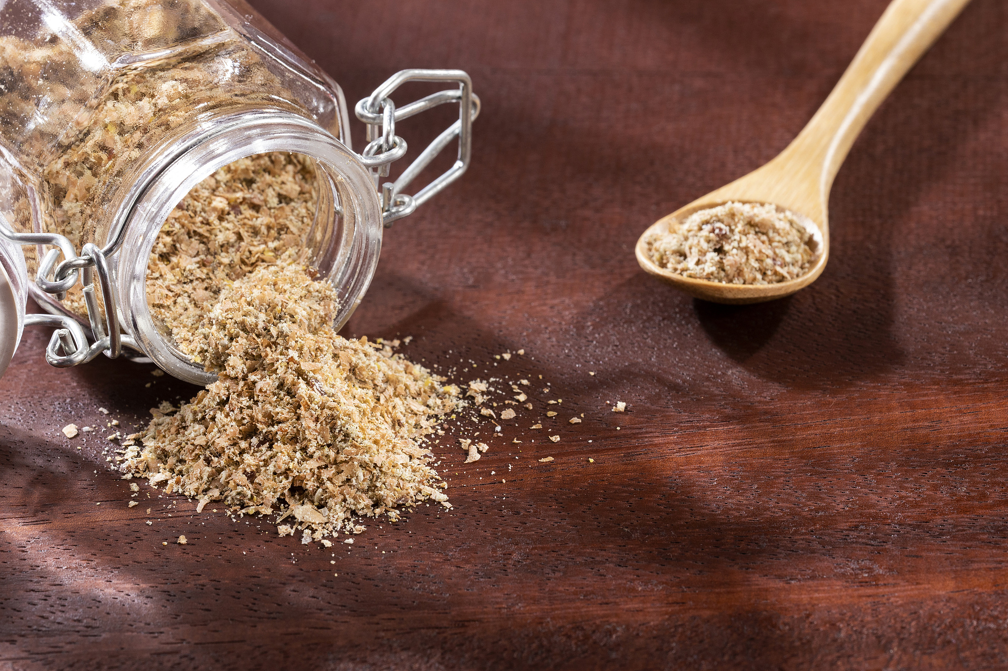food powder based on soy fiber with psyllium