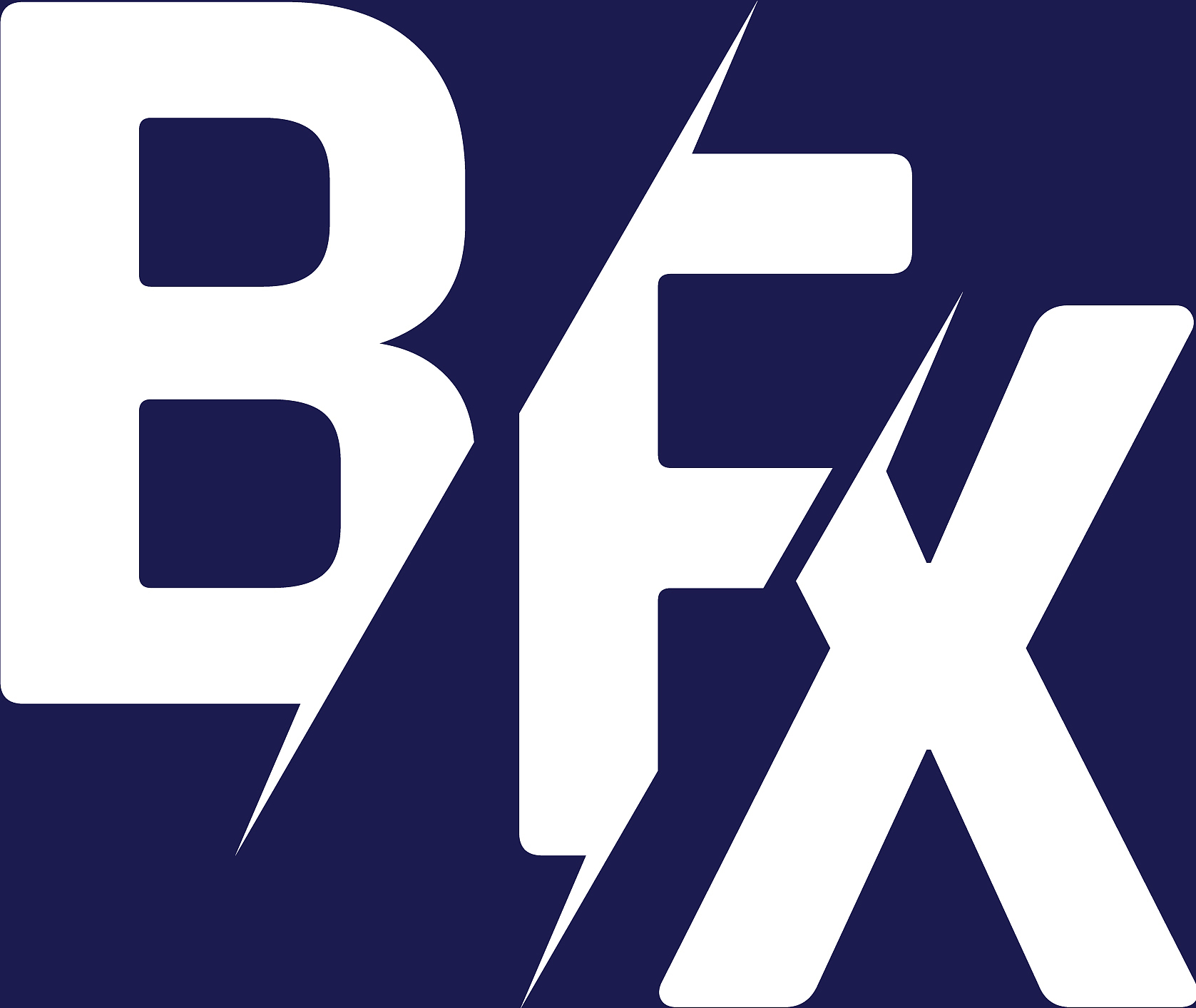 monogram letters initial logo design bfx