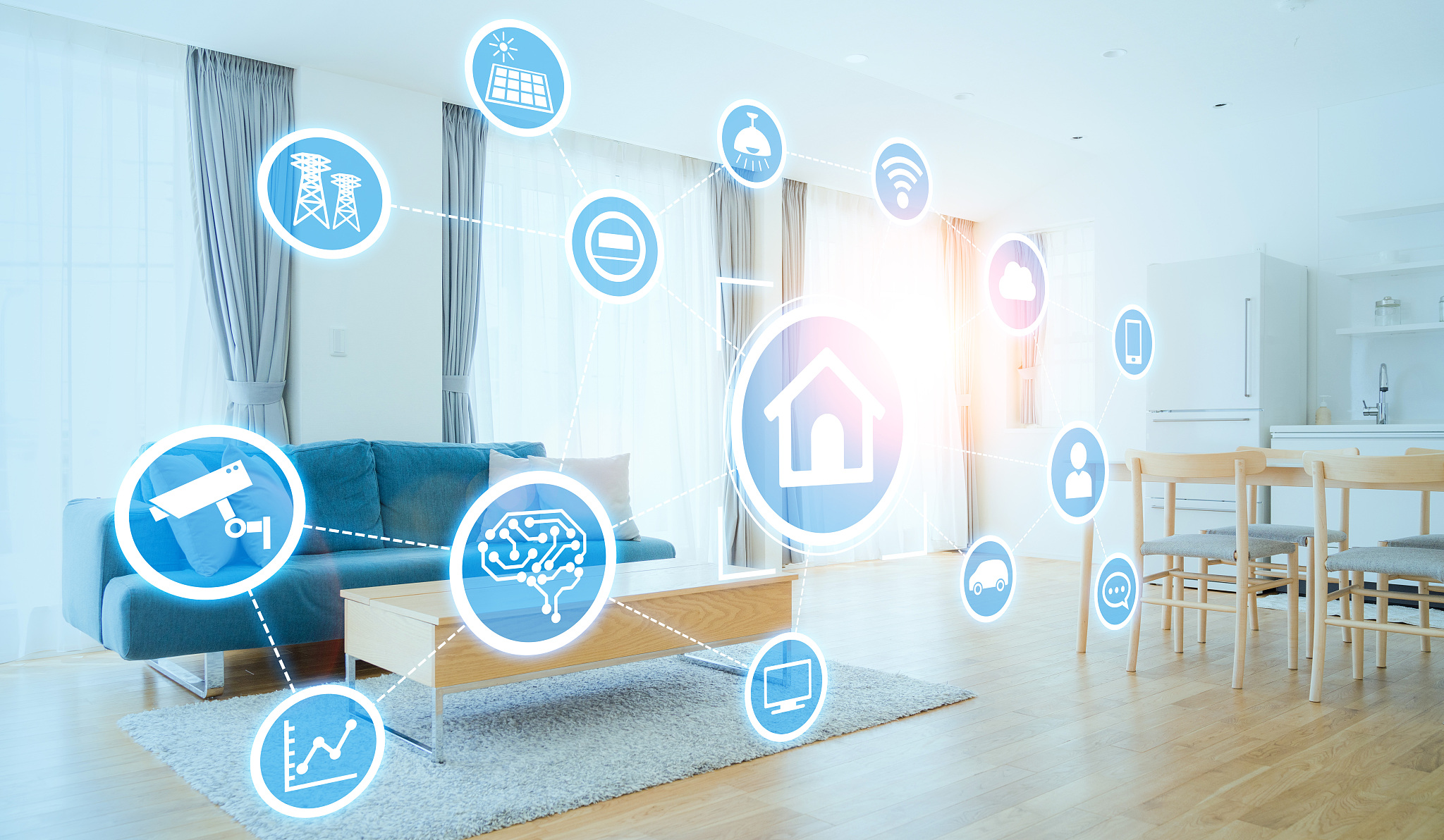 smart house concept. home automation.