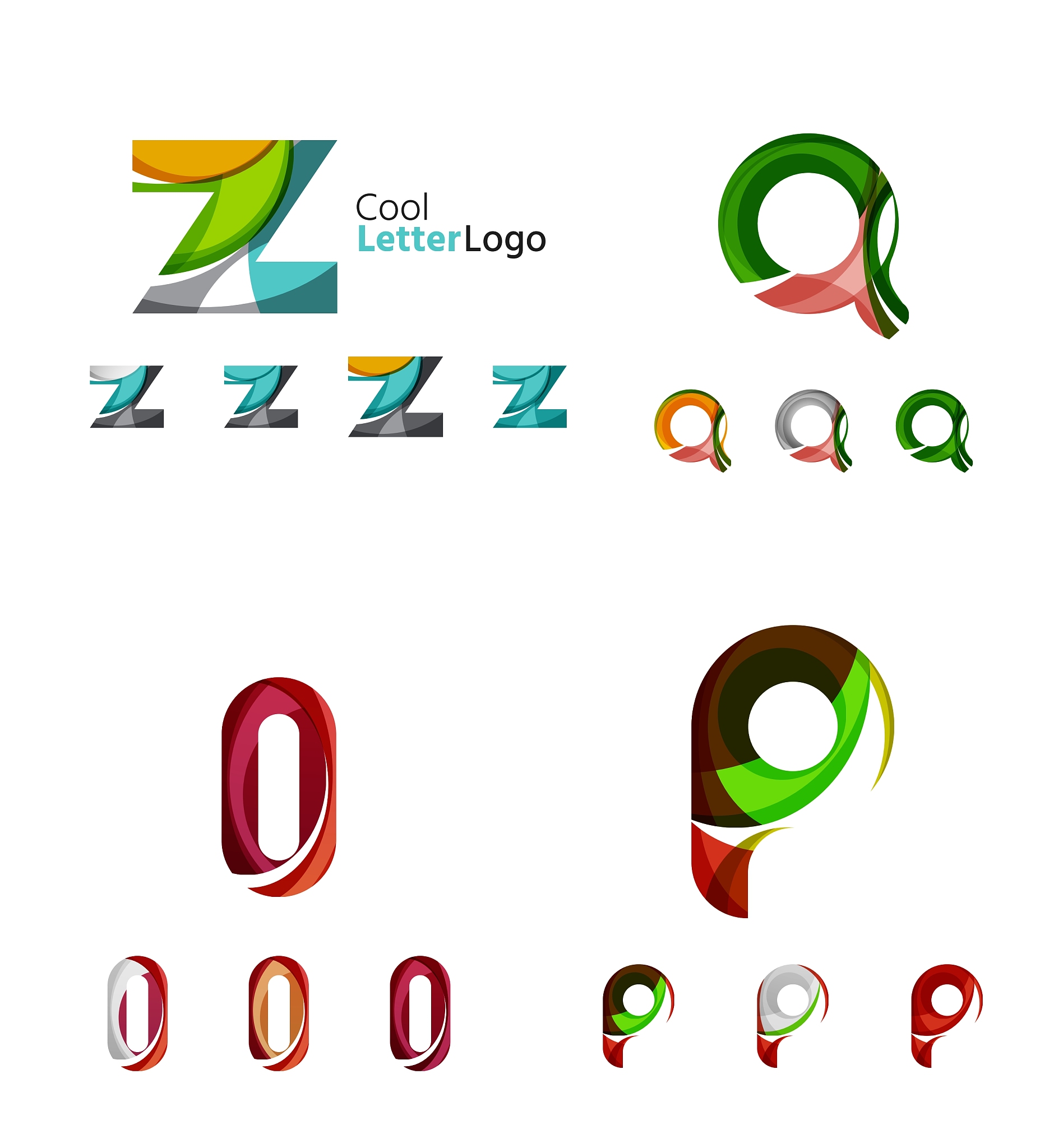 letter business emblem collection