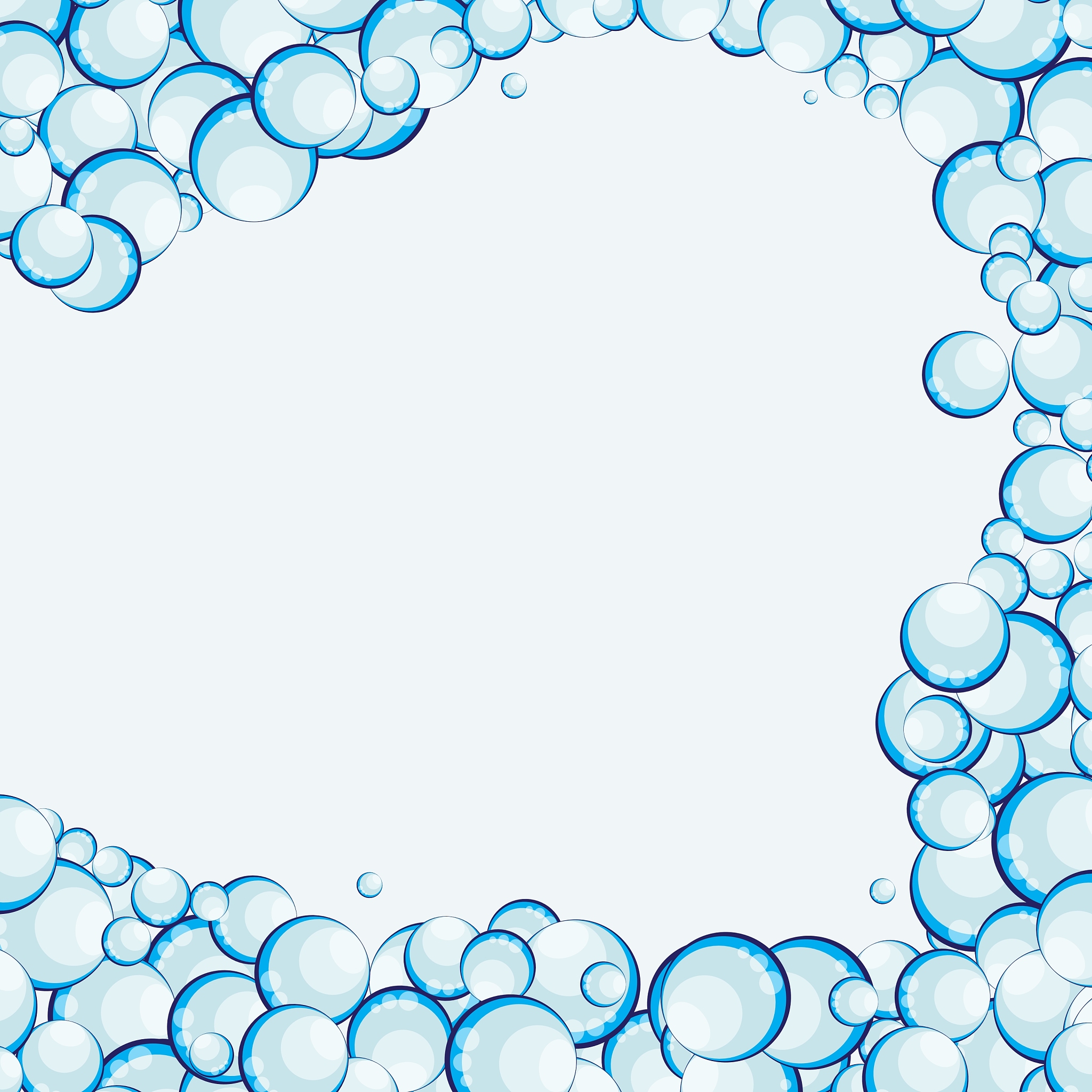 soap bubbles abstract background