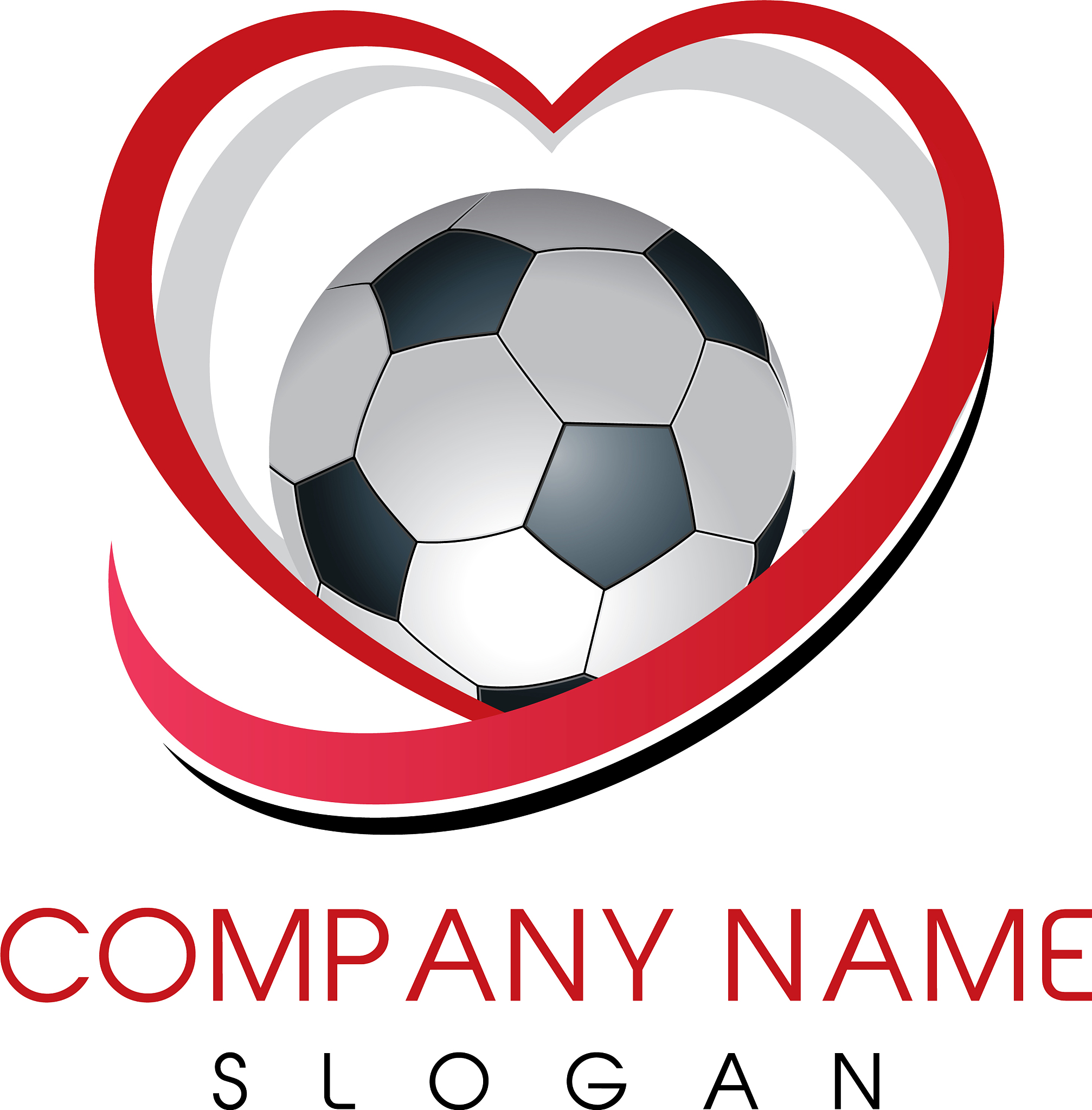 love soccer logo