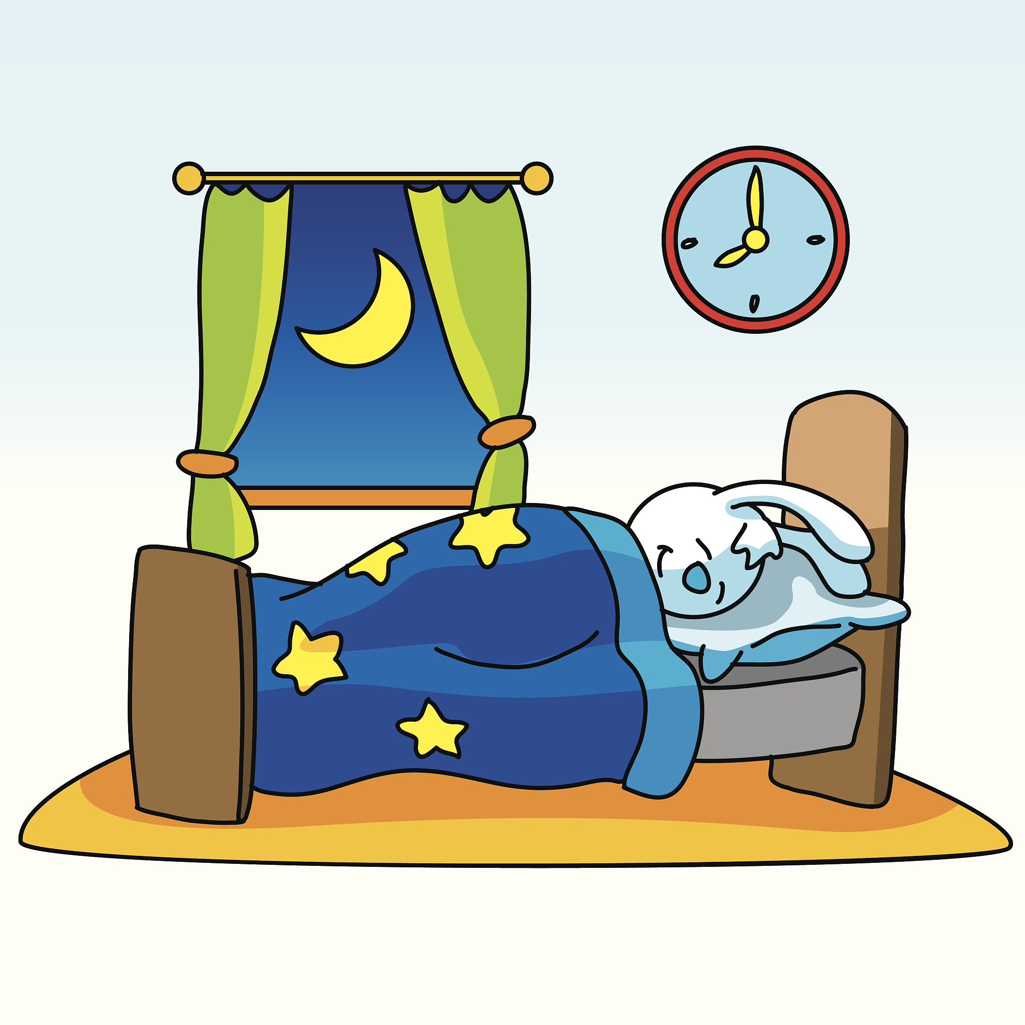 bunny sleeping