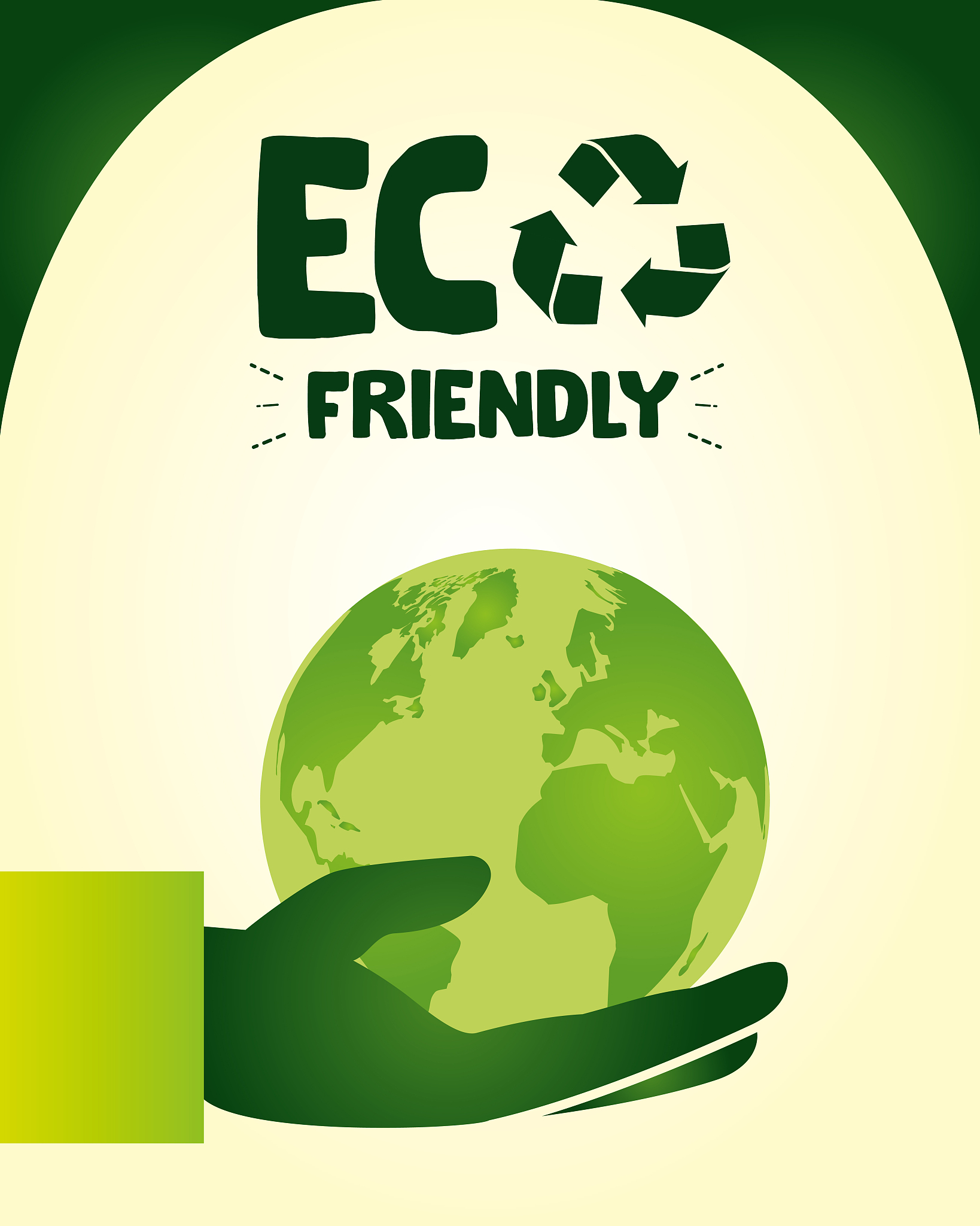 eco friendly planet design image