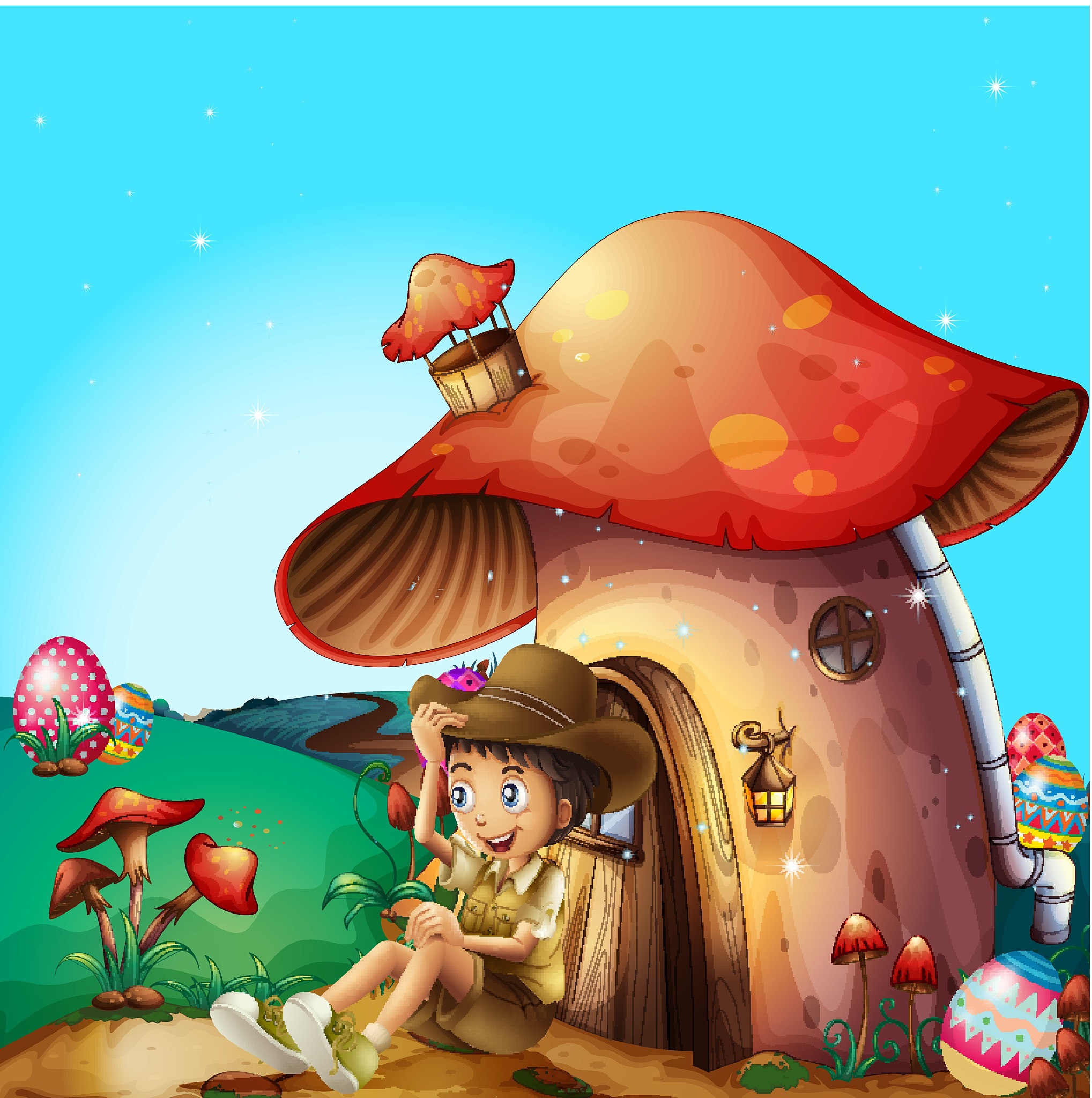 请根据蘑菇、世界、救星、作者、探索、故事写一篇推荐语