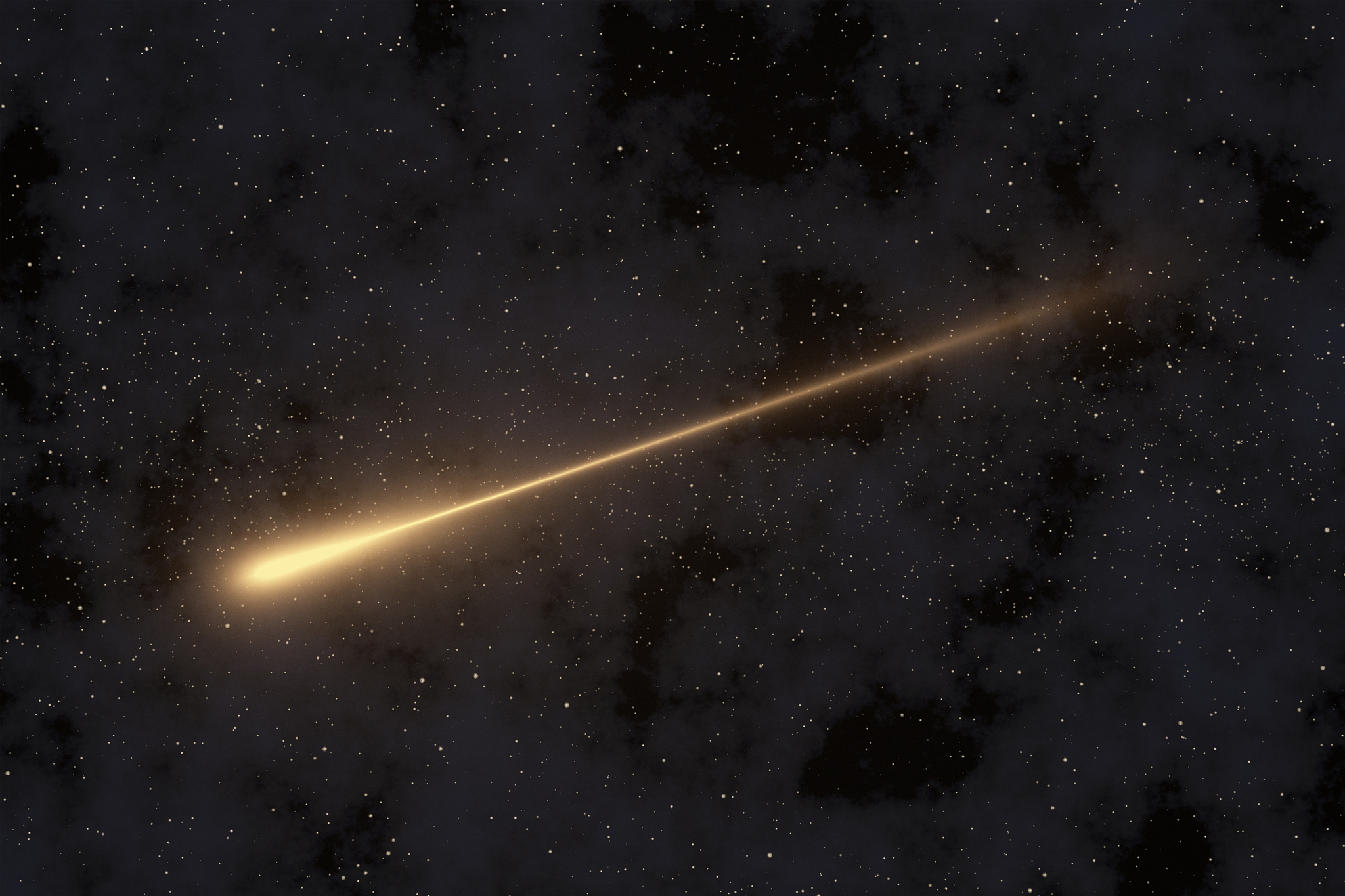 shooting star & stars background