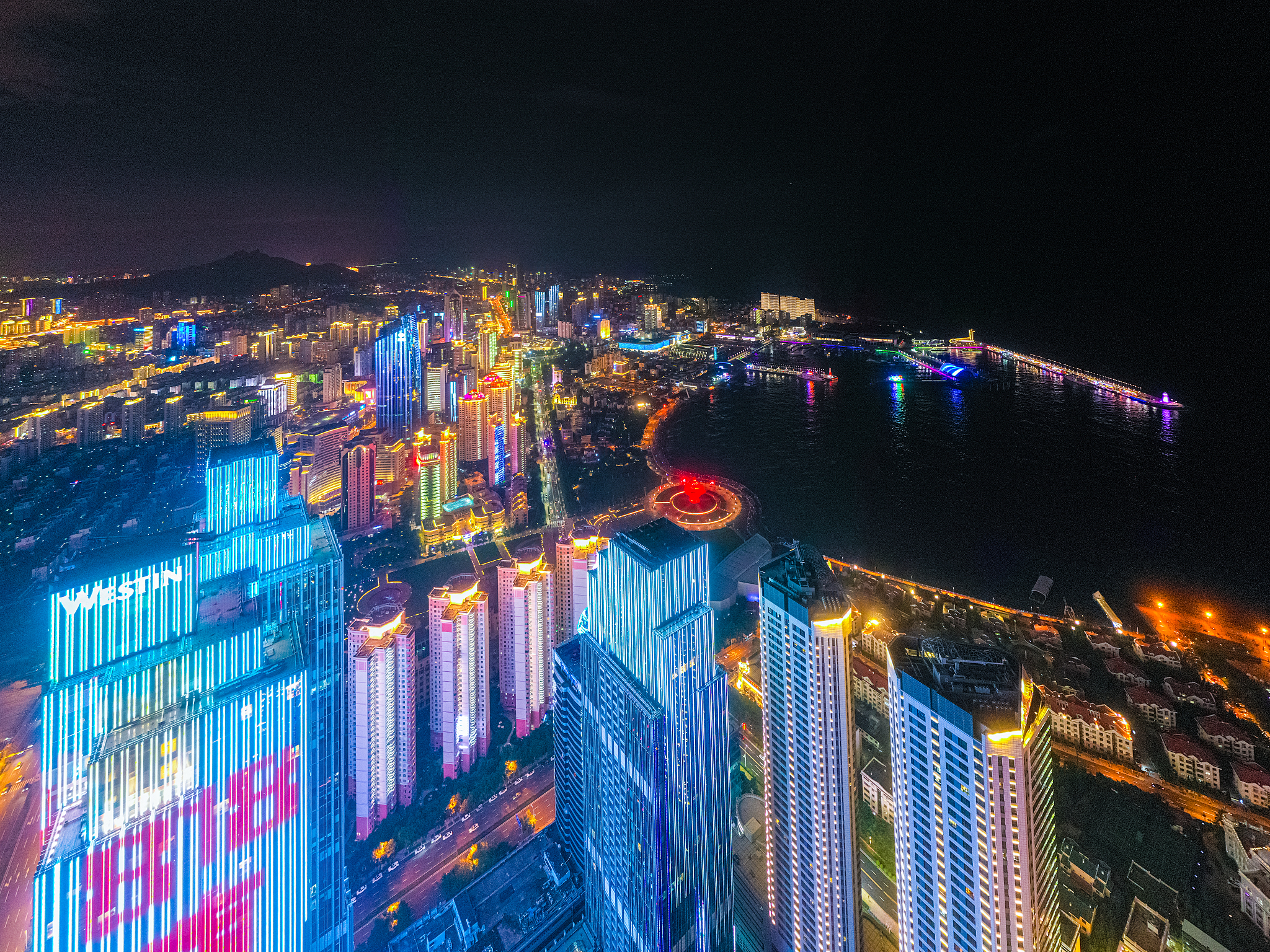 基于夜间灯光遥感数据的胶东湾生态经济区城市群分析