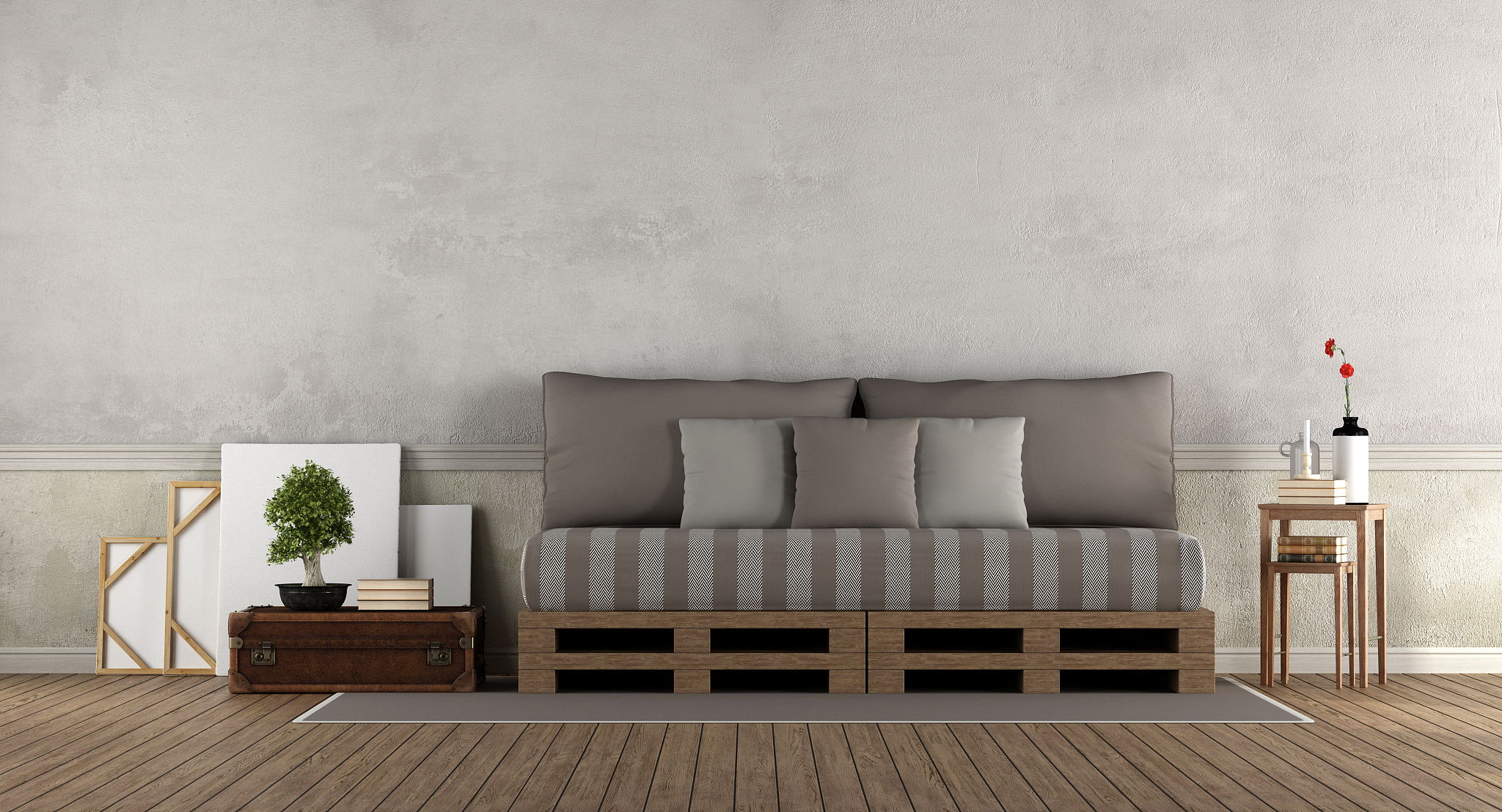 retro living room