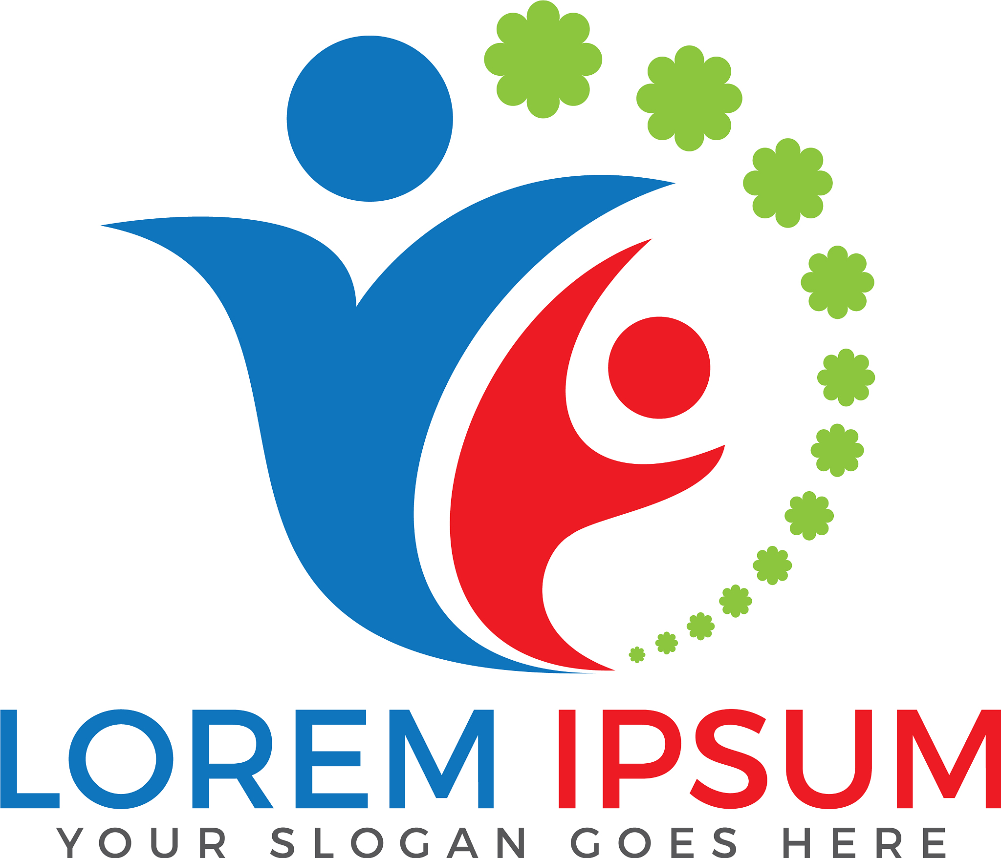 human character healthcare logo