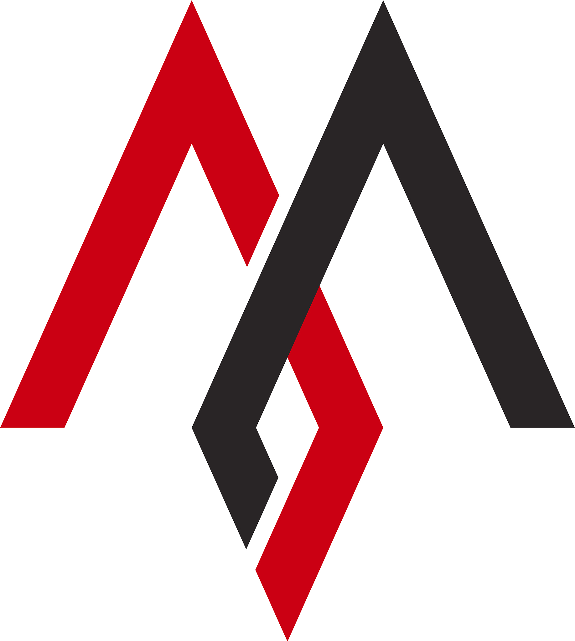 m letter logo business template icon