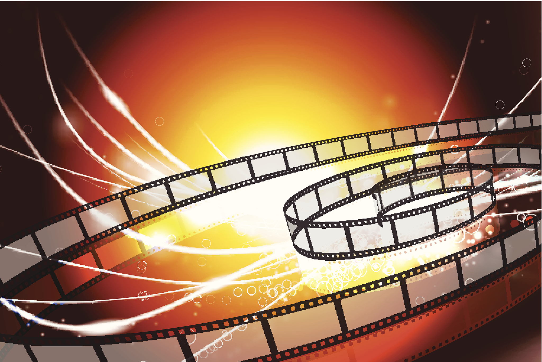 film reel background