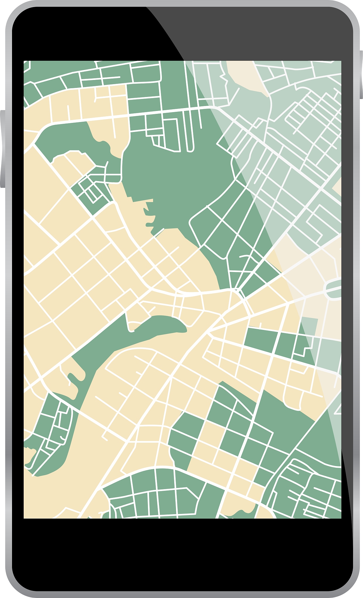 smartphone map