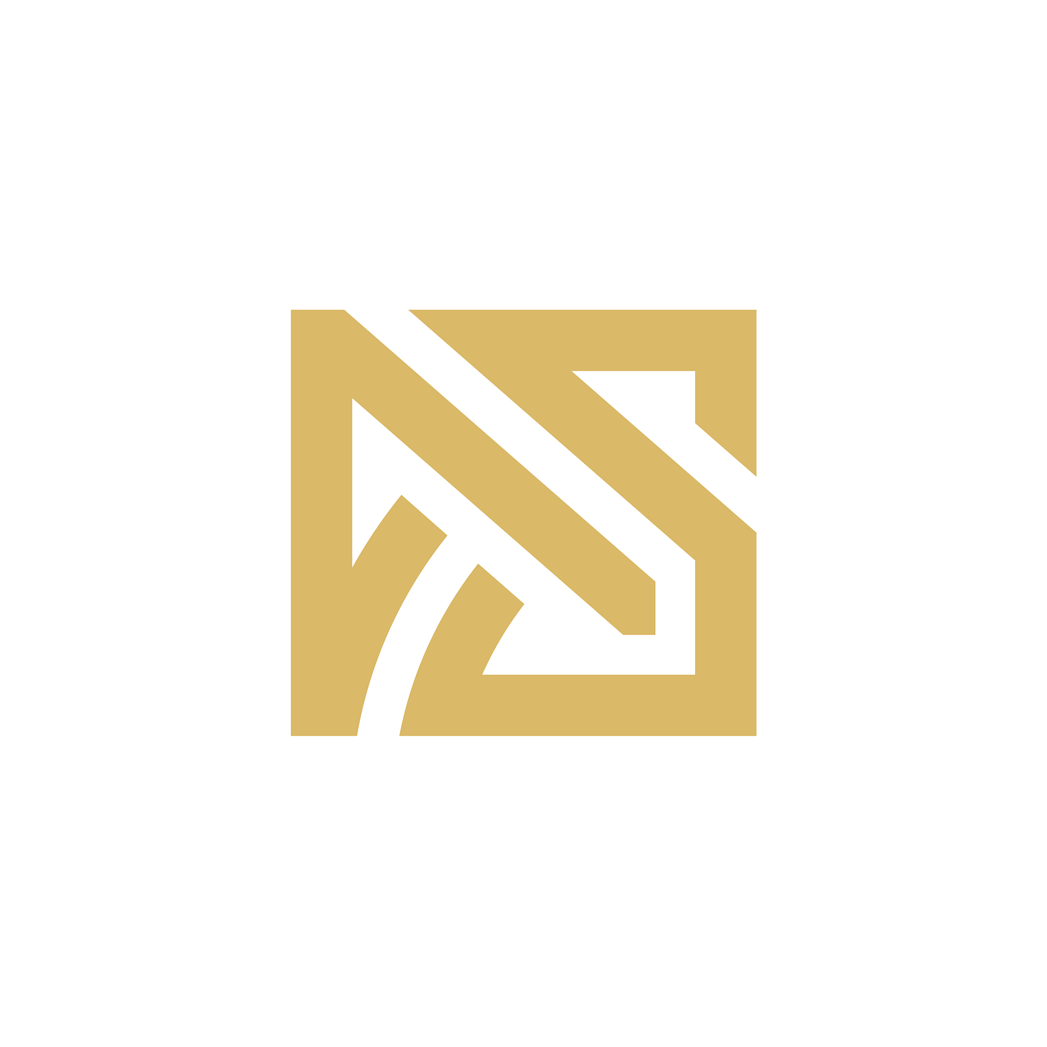 initial letter logo as abstract monogram logo