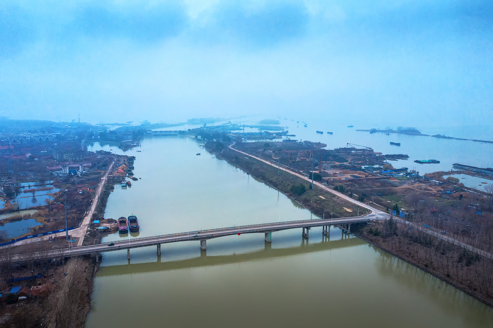洪泽湖+江苏省淮安市洪泽区