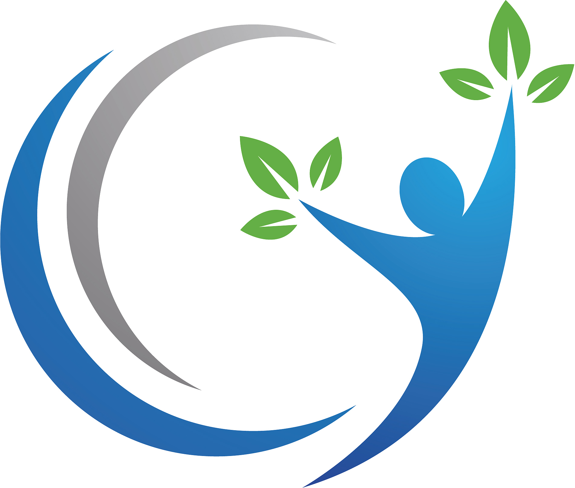 human character logo sign health care logo sign