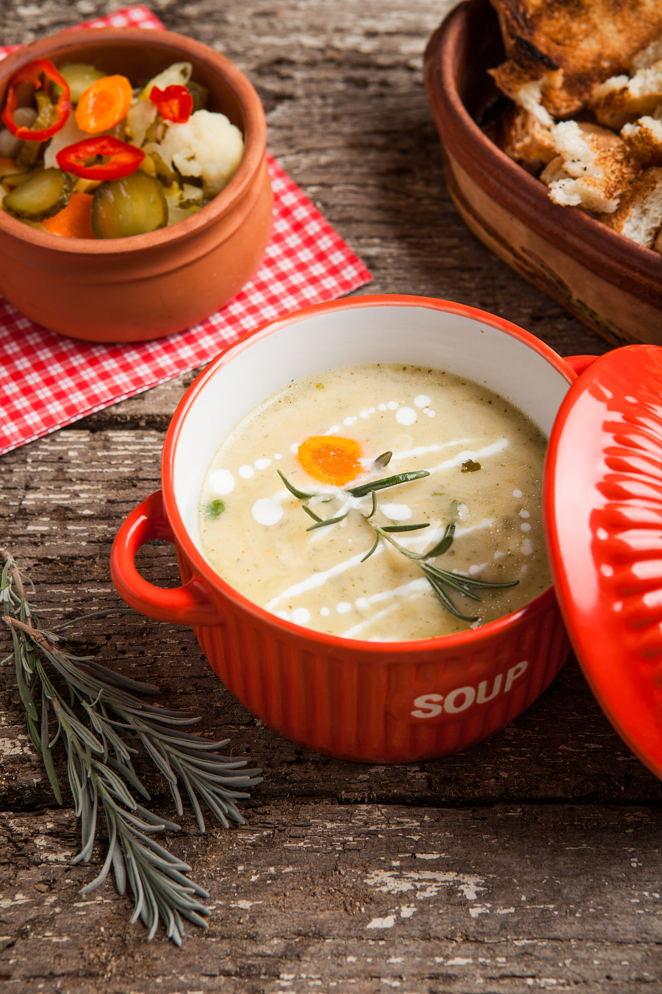 homemade vegetable soup